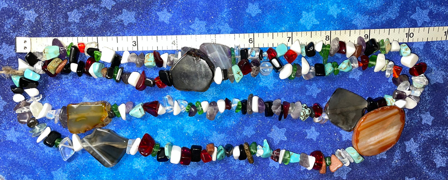 Agate & Multi Stone Necklace