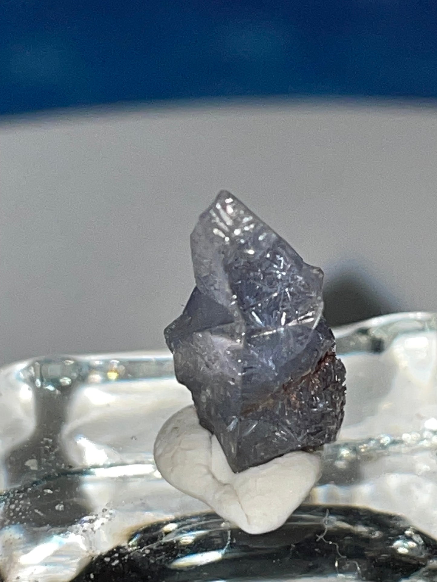 Gem quality Dumortierite point