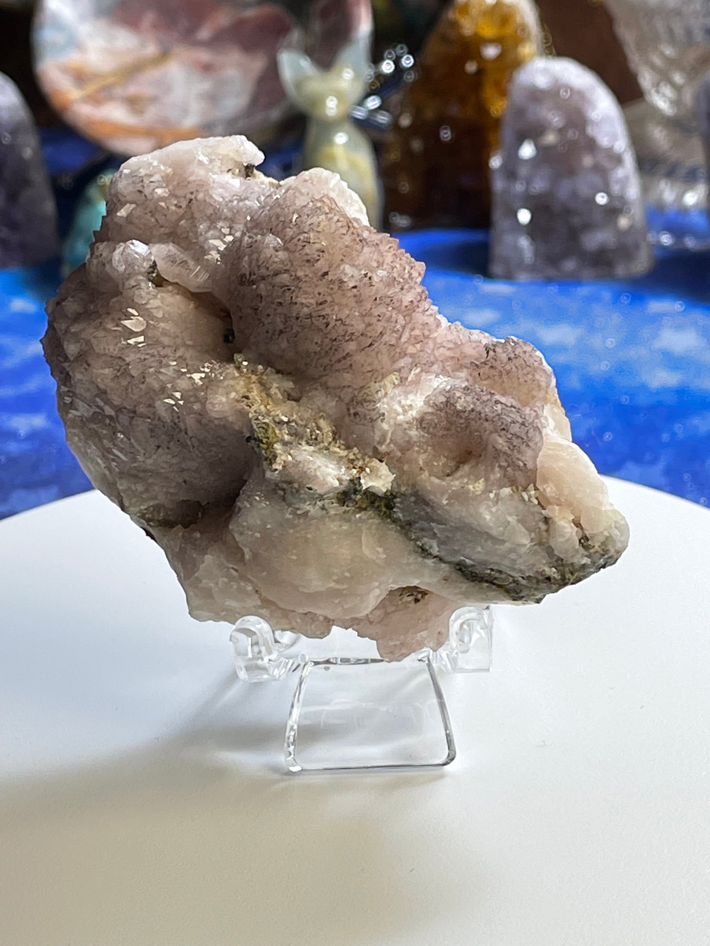 Pink Peruvian Quartz Raw Specimen