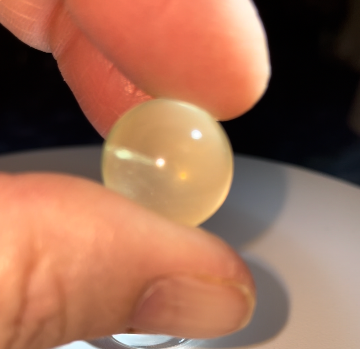Rutile Citrine Sphere High Grade