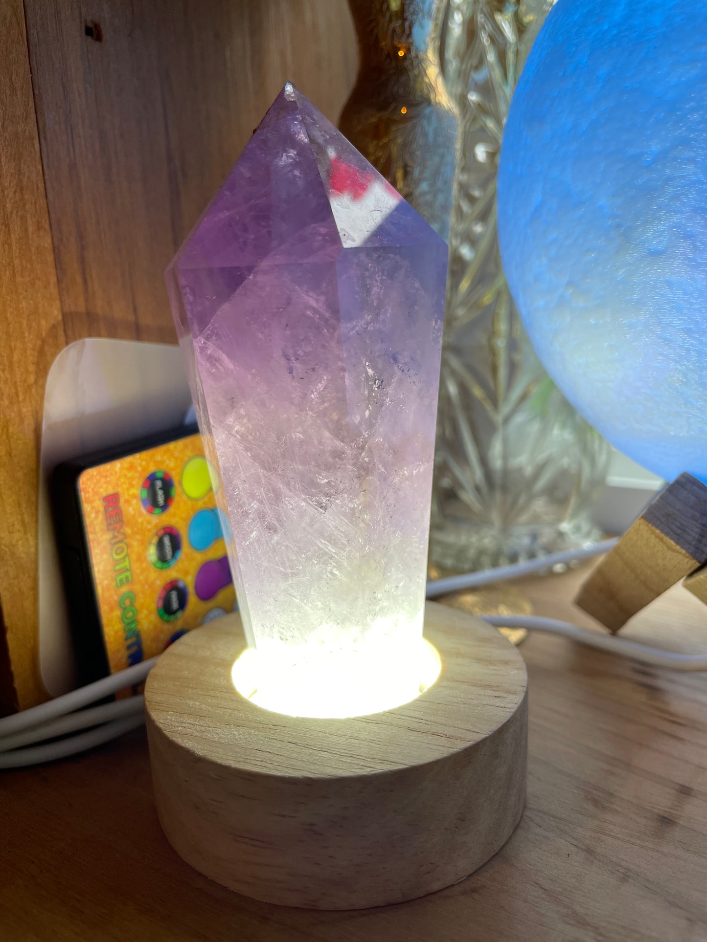 Small, White Light Sphere Stand/Holder