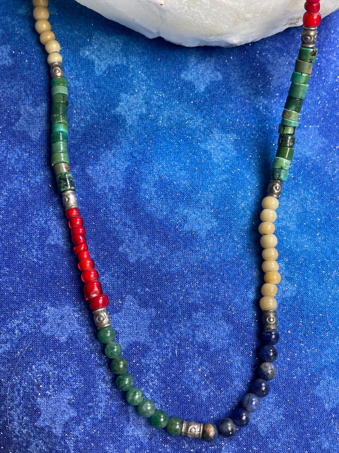 Multi Stone Choker Necklace