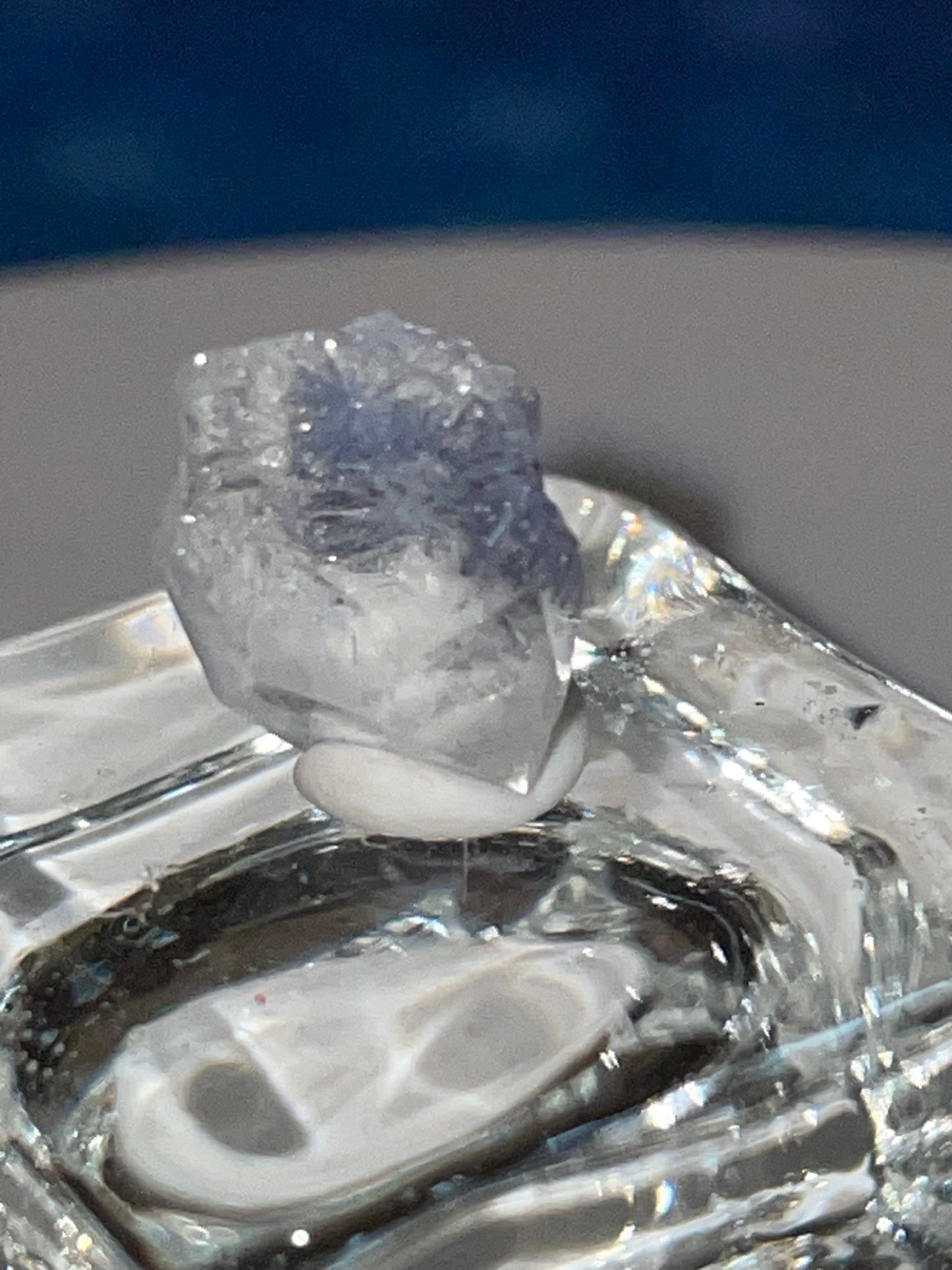 Gem quality Dumortierite point