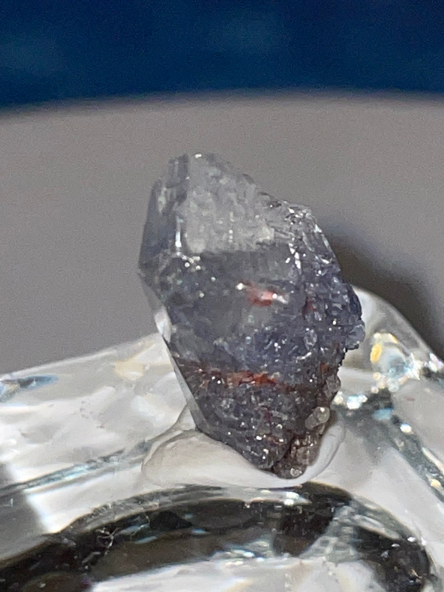 Gem quality Dumortierite point