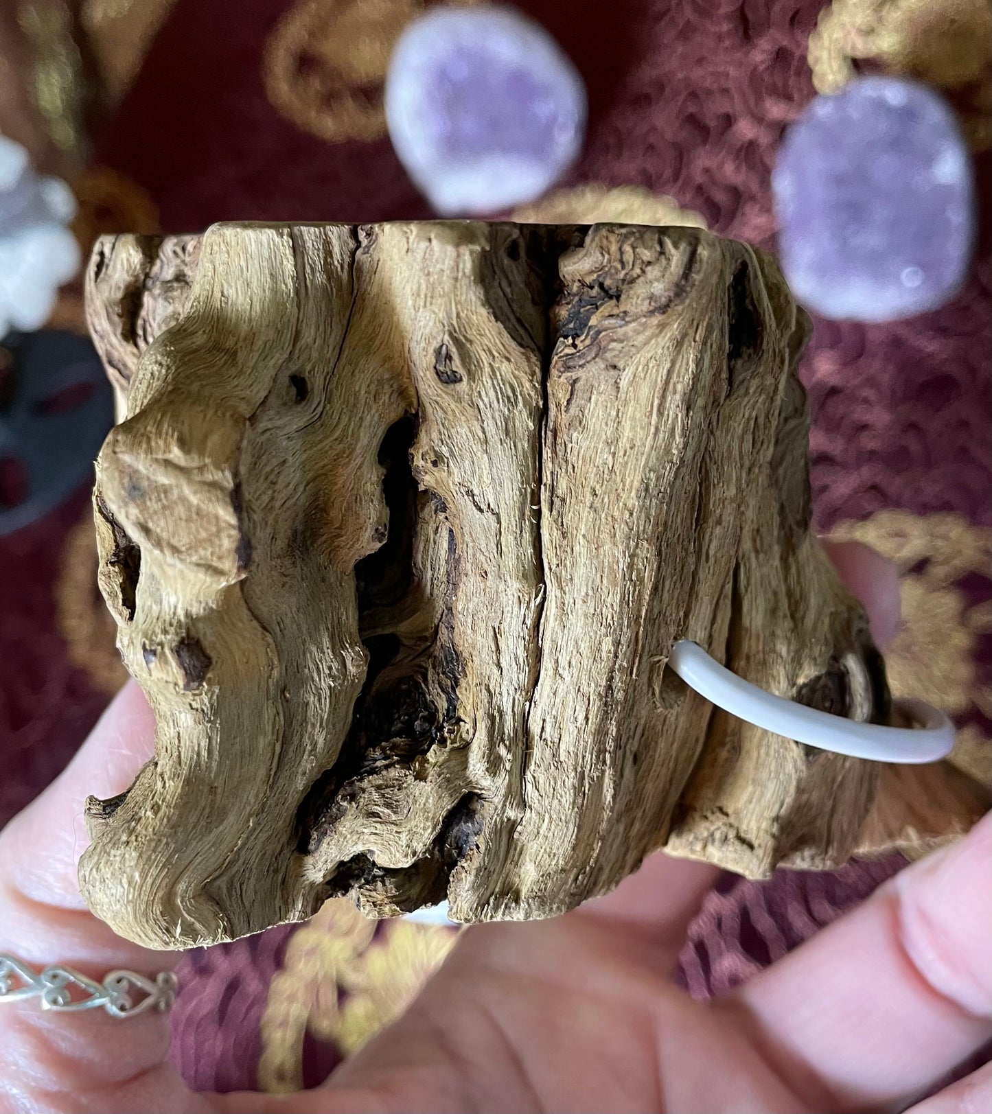 Driftwood Sphere Stand ~~Lighted~~