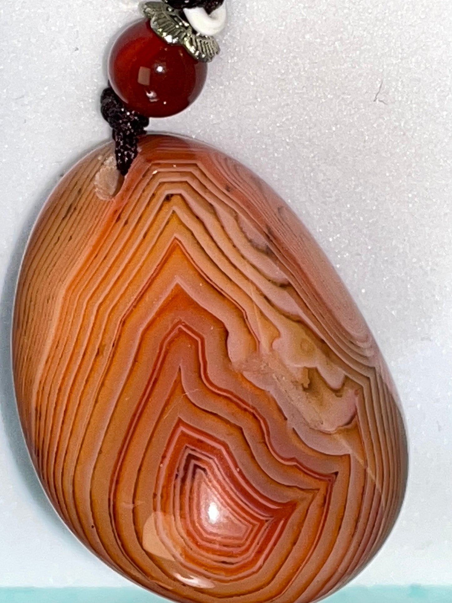 Carnelian Sardonyx Necklace