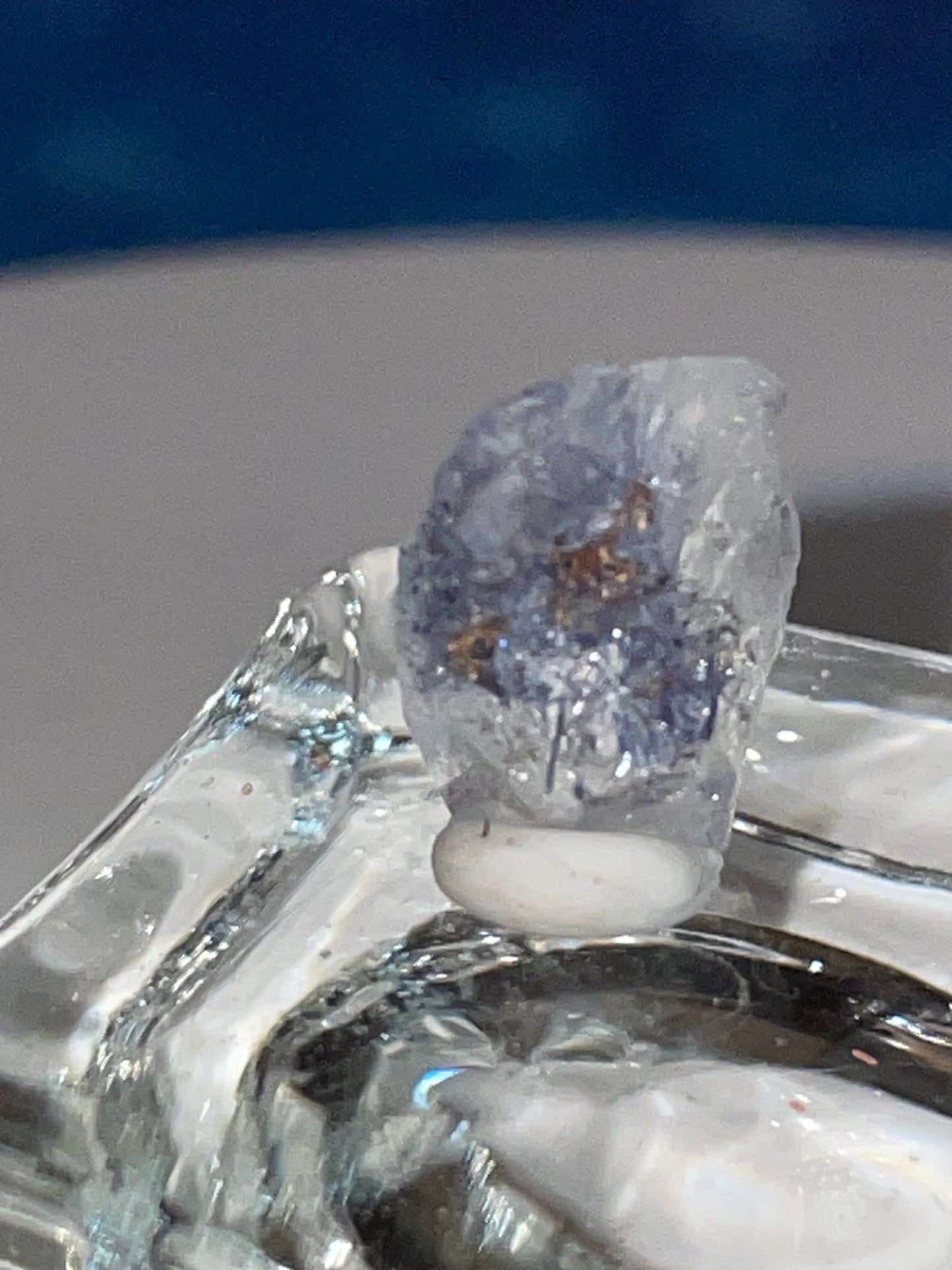 Gem quality Dumortierite point