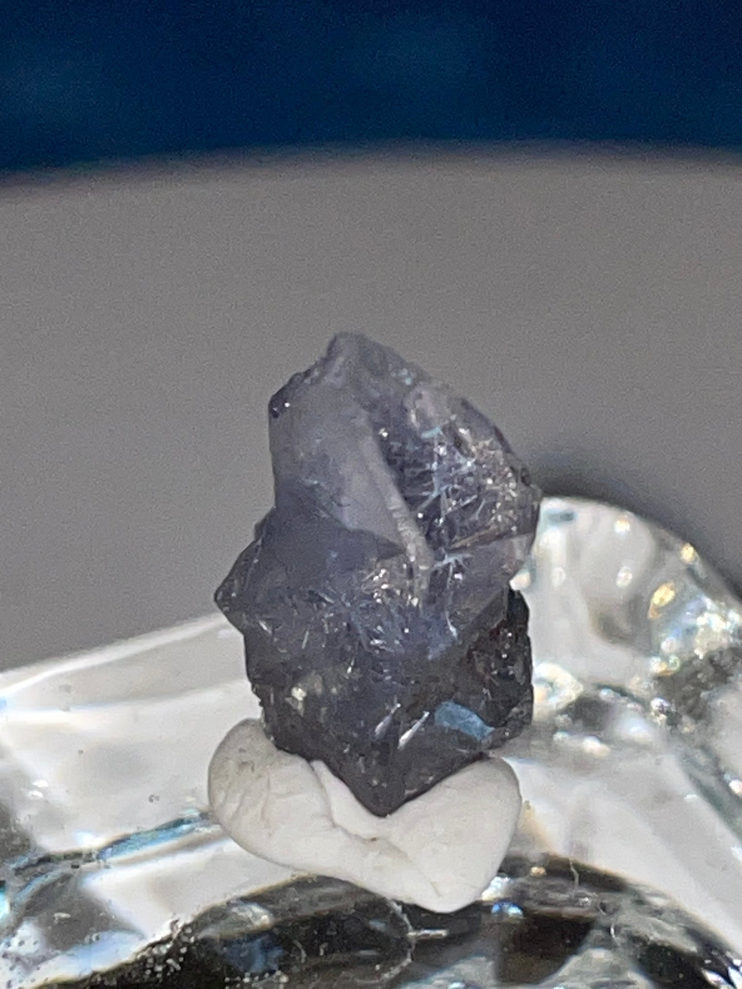 Gem quality Dumortierite point