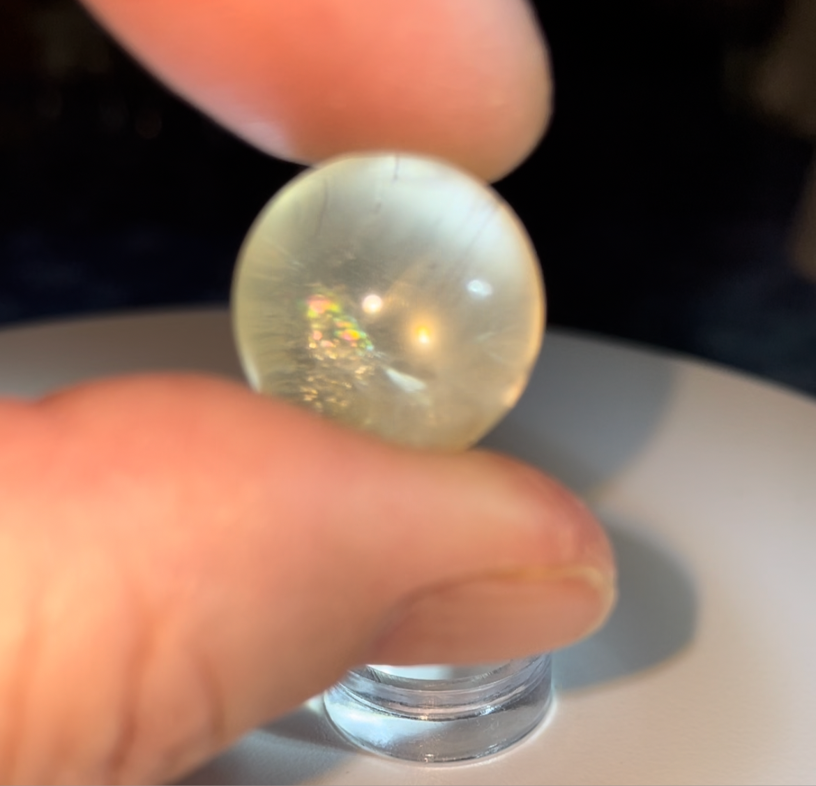 Rutilated Citrine Sphere **RaRe**