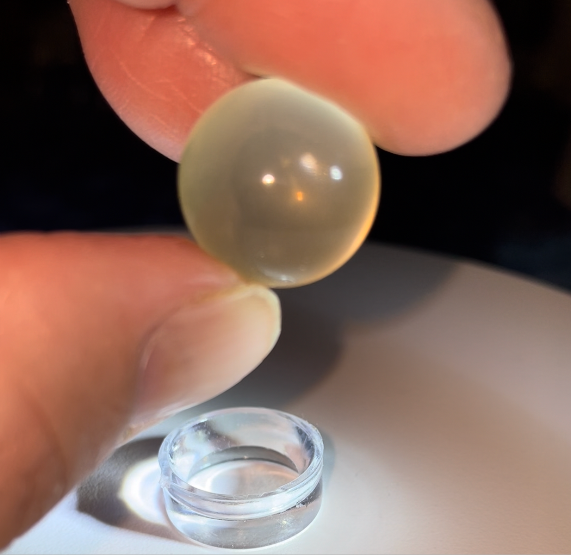 Rutile Citrine Sphere High Grade
