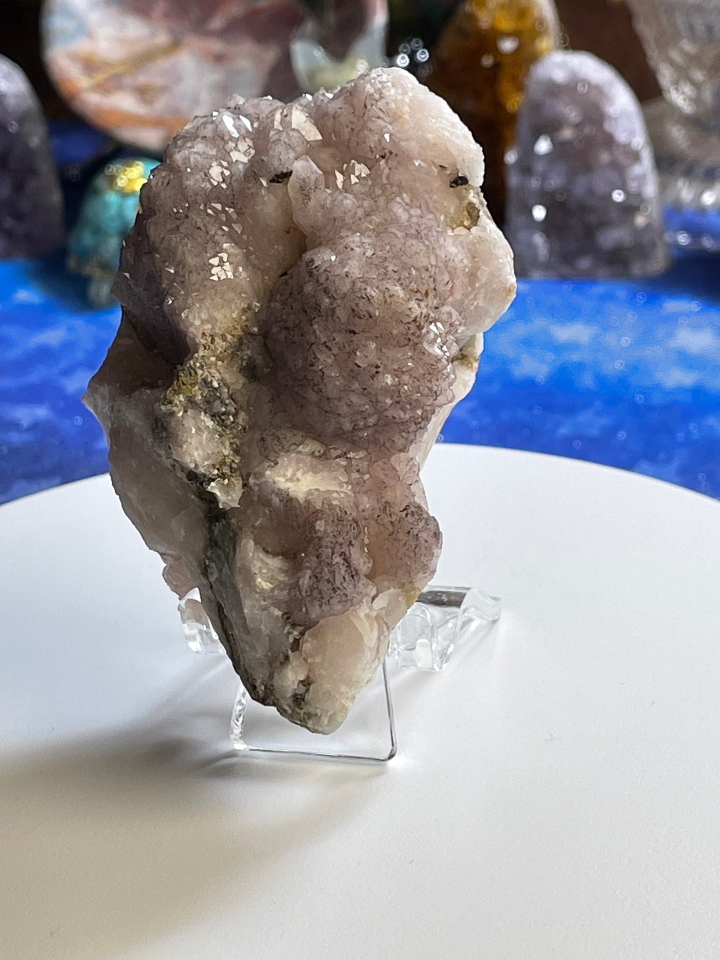 Pink Peruvian Quartz Raw Specimen