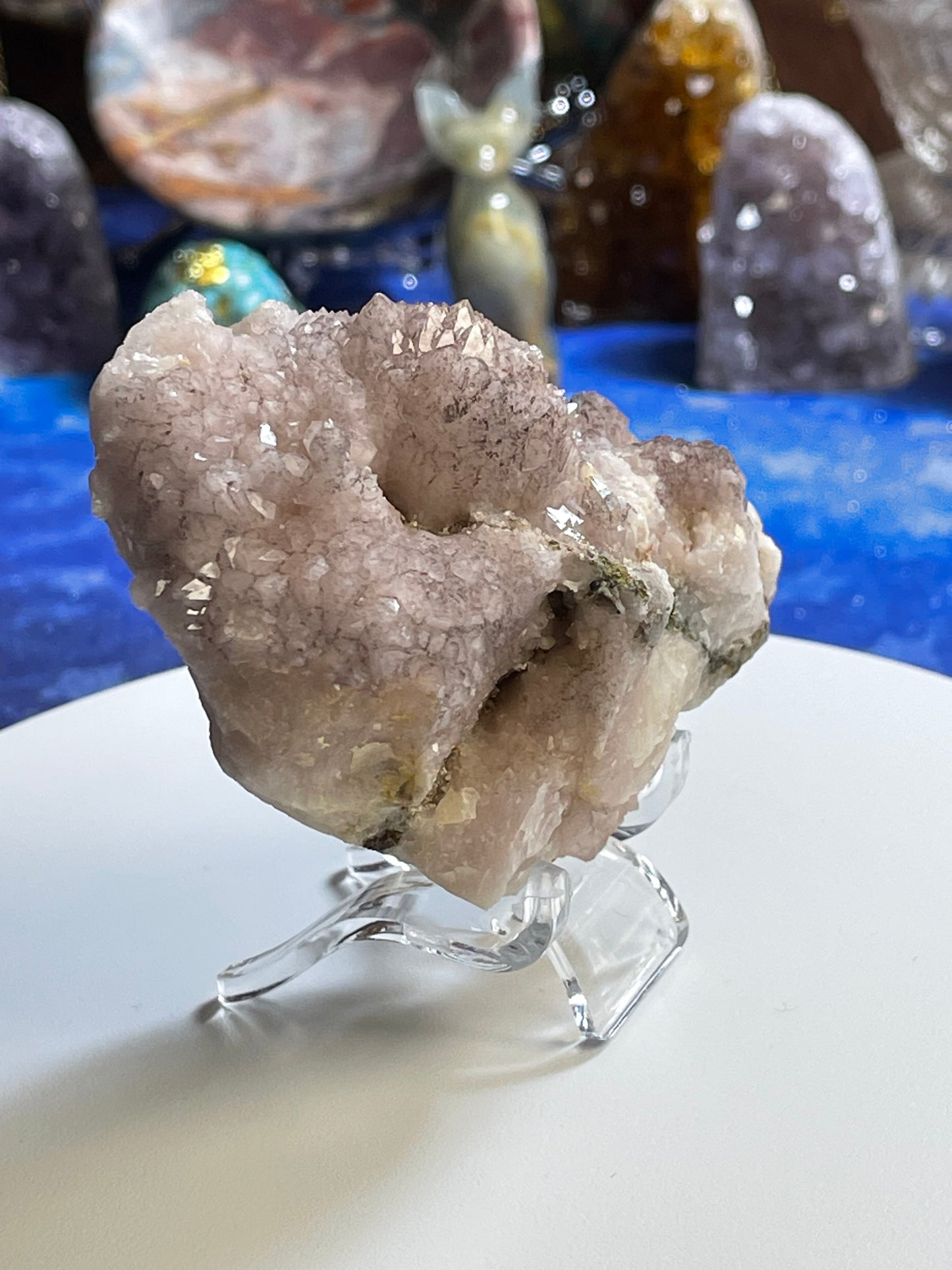 Pink Peruvian Quartz Raw Specimen