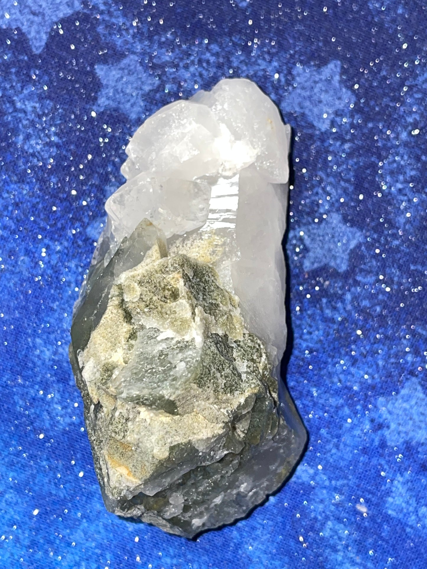 Hedenbergite Quartz Raw Specimen