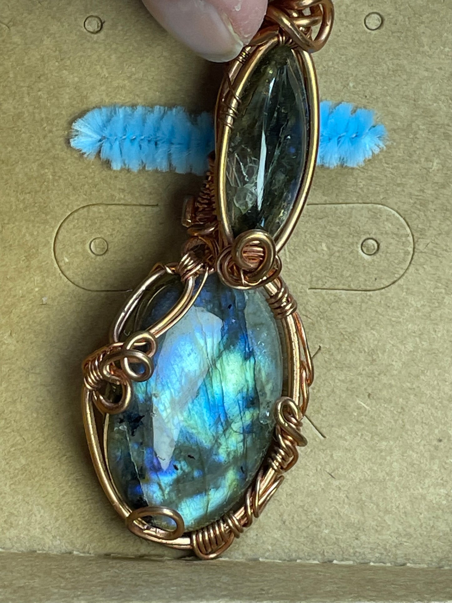 Labradorite Amulet **Wire Wrapped**