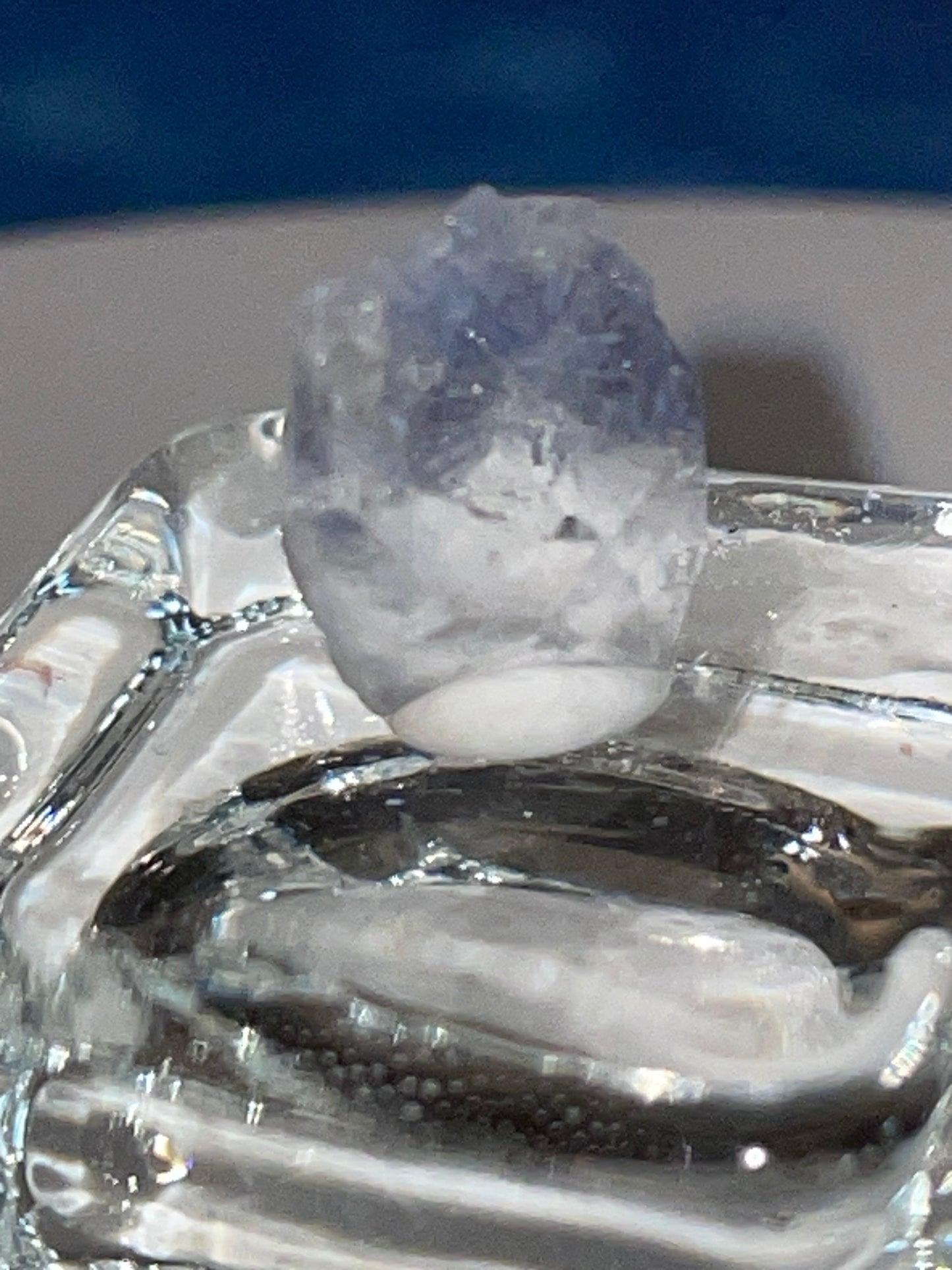 Gem quality Dumortierite point