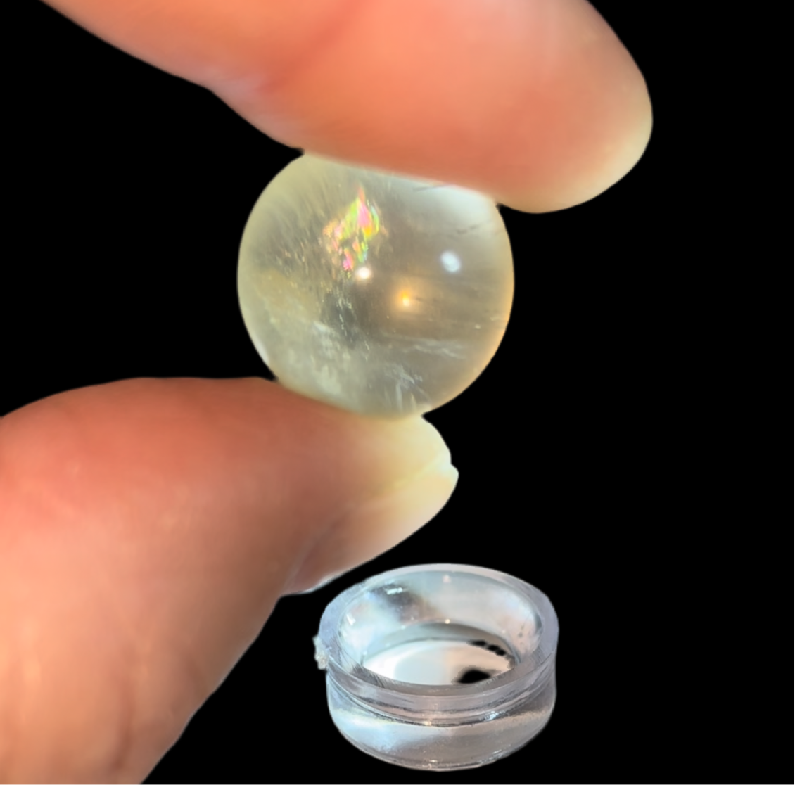 Rutilated Citrine Sphere **RaRe**