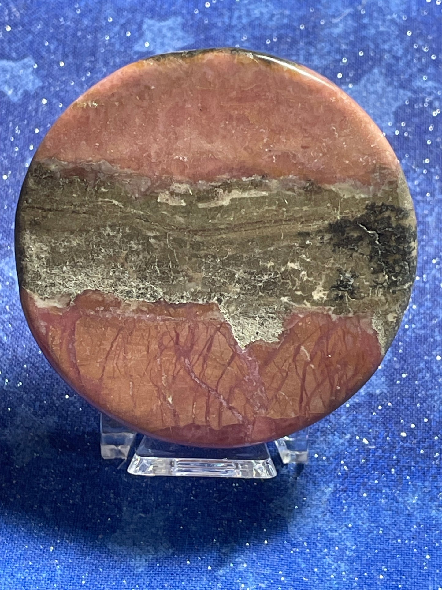 Rhodonite Puck/Disc