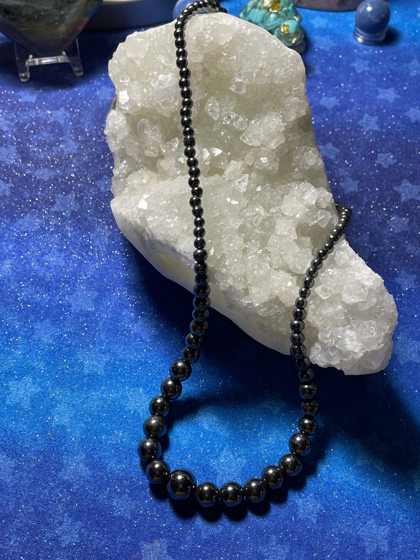 Graduated Hematite Necklace