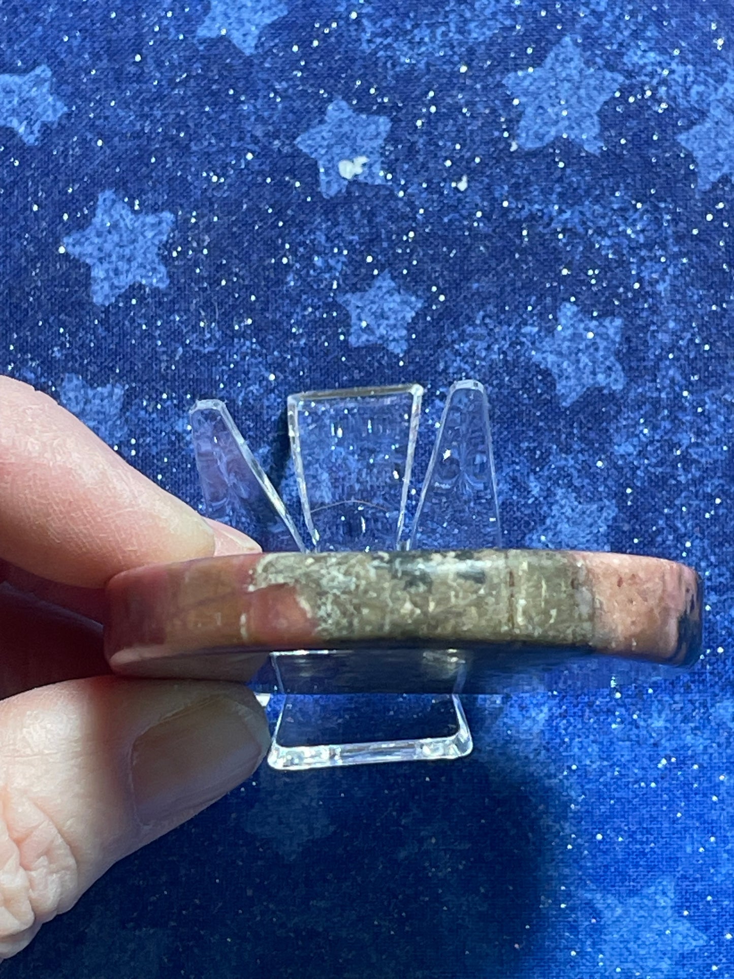 Rhodonite Puck/Disc