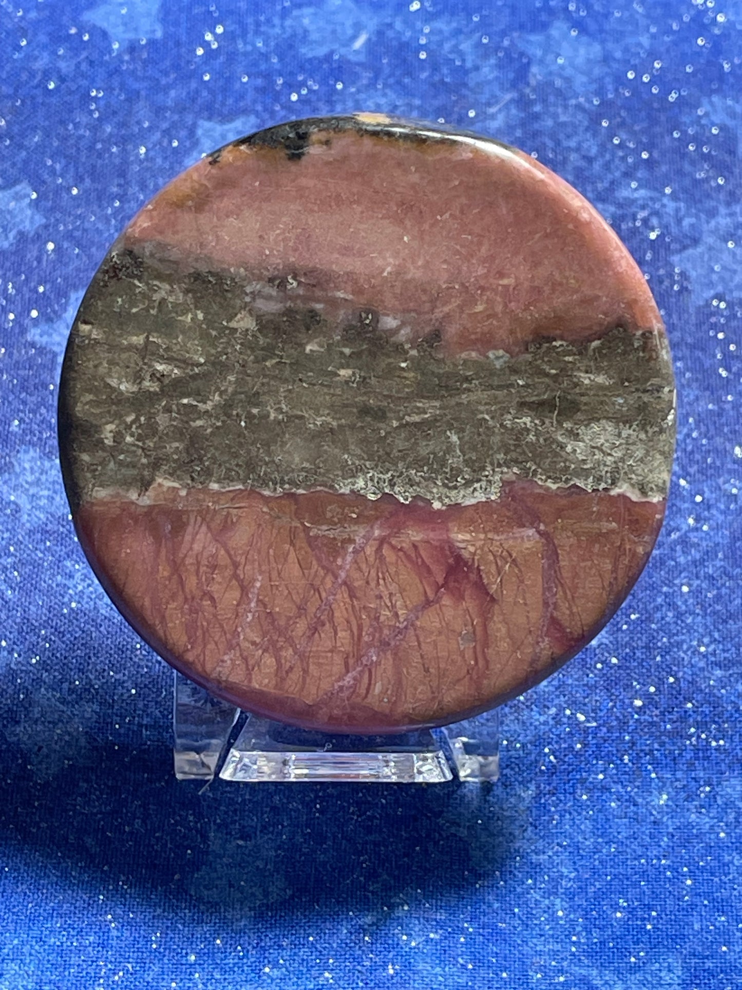 Rhodonite Puck/Disc