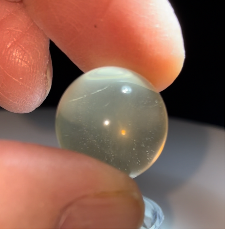Super Clear Rutilated Citrine Sphere **RaRe**