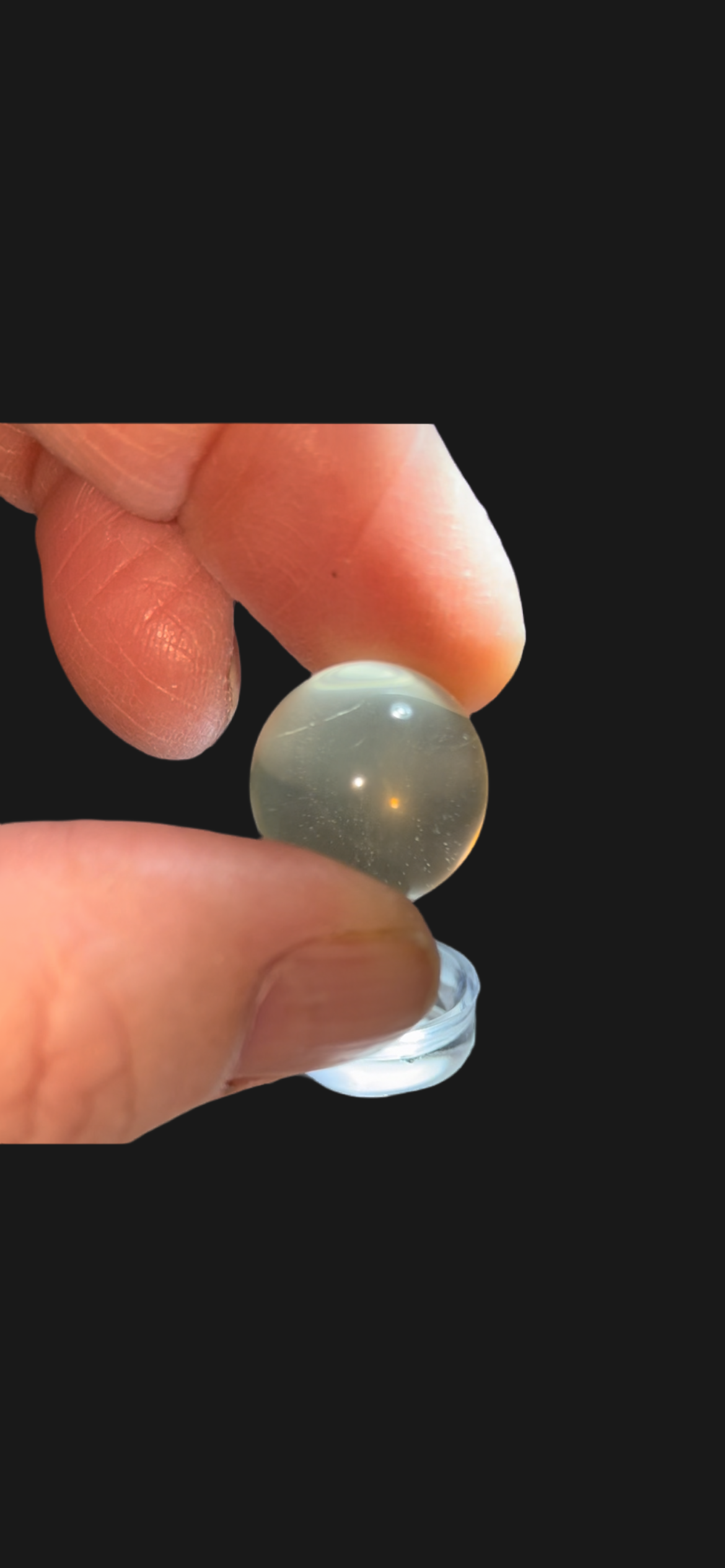 Super Clear Rutilated Citrine Sphere **RaRe**