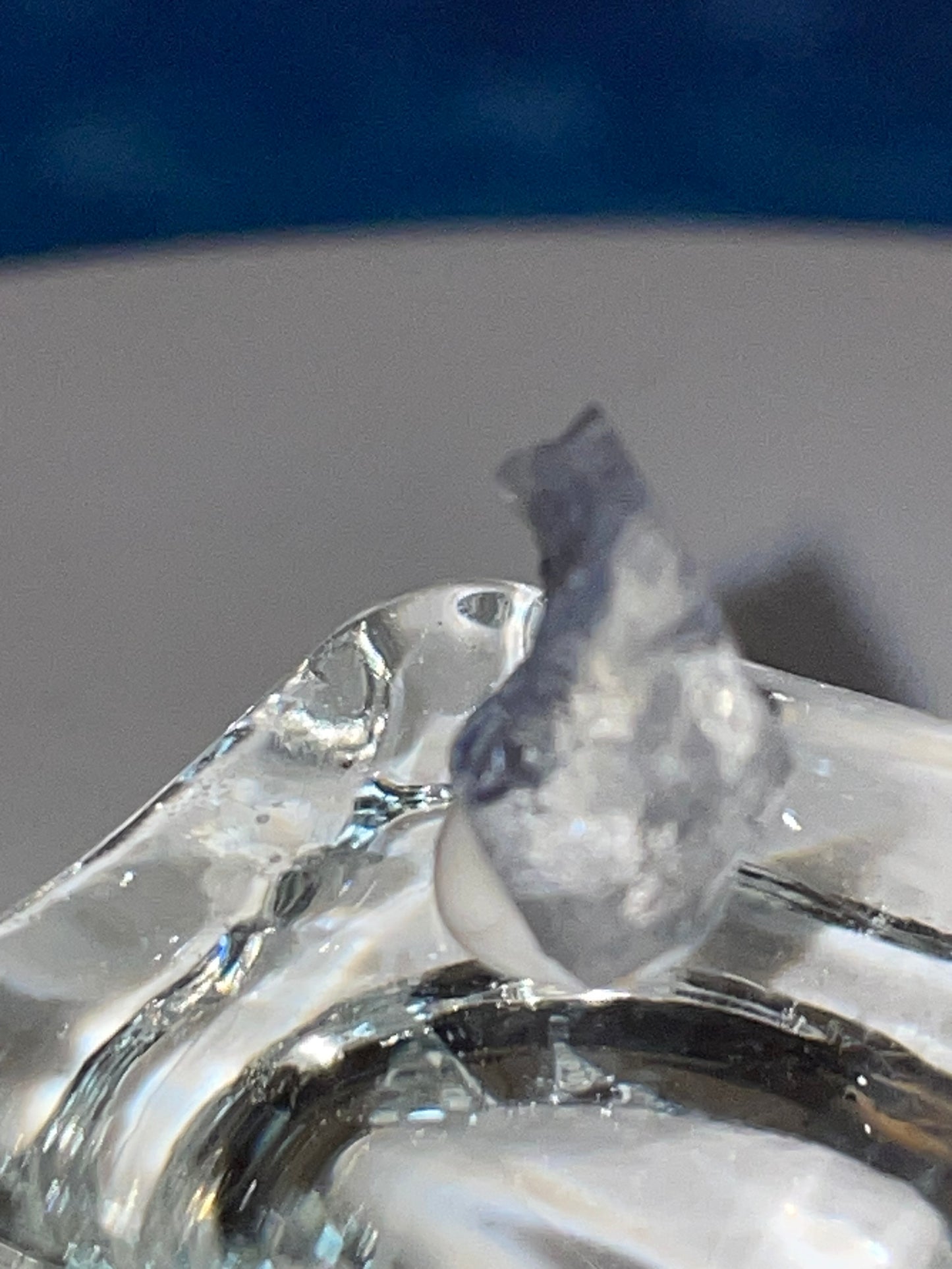 Gem quality Dumortierite point