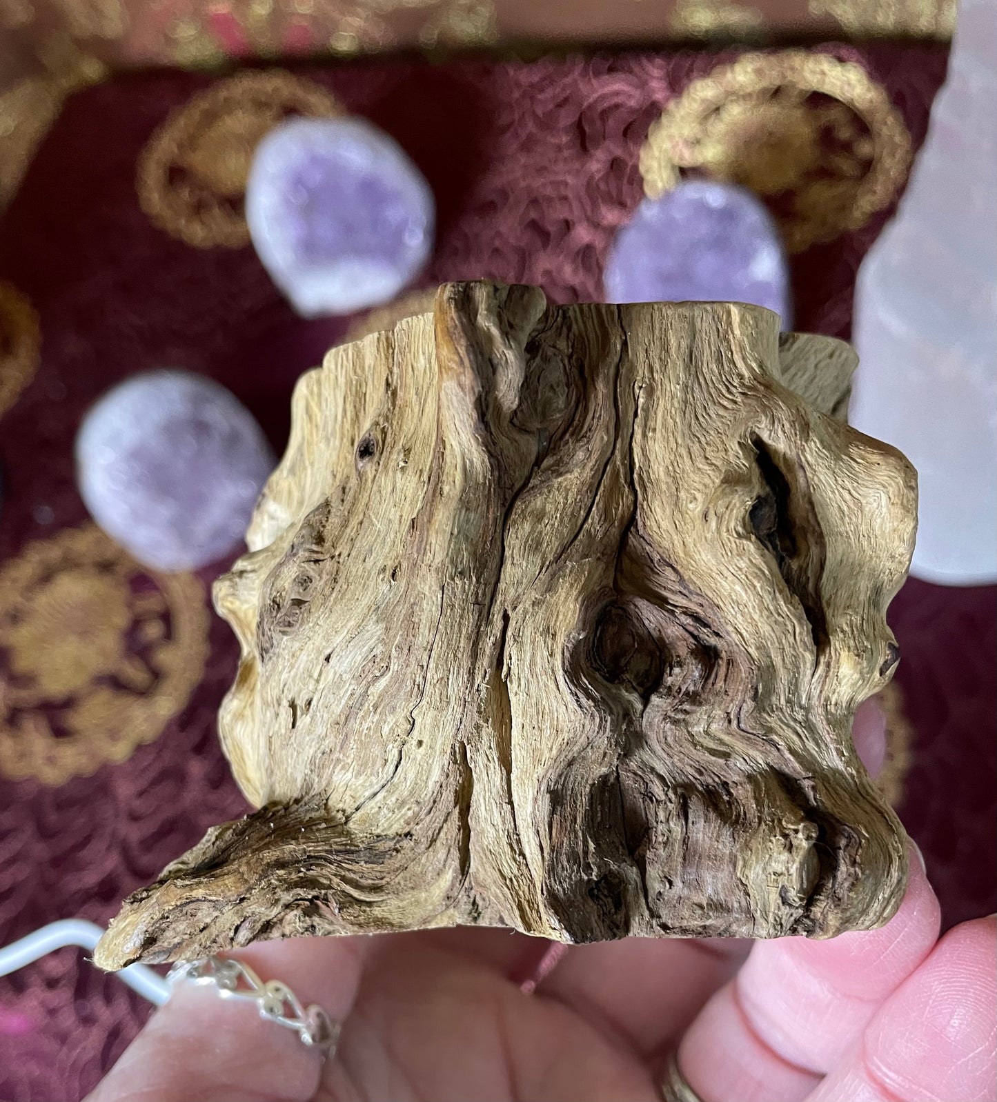 Driftwood Sphere Stand ~~Lighted~~