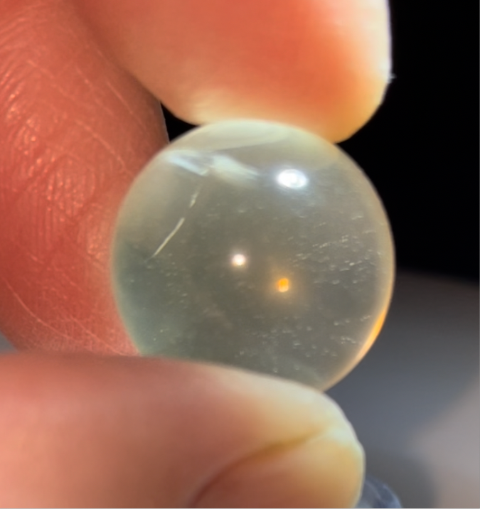 Super Clear Rutilated Citrine Sphere **RaRe**