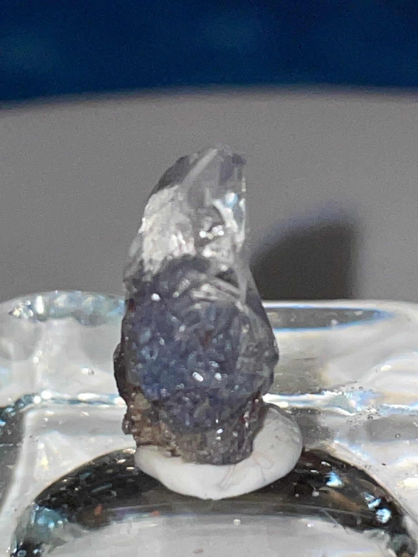 Gem quality Dumortierite point