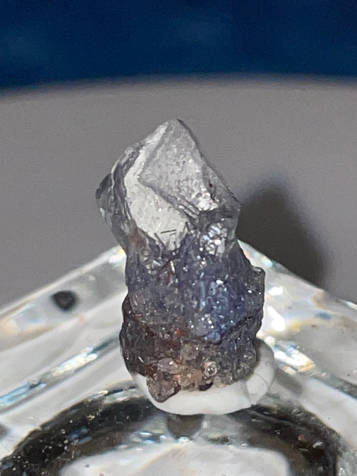 Gem quality Dumortierite point