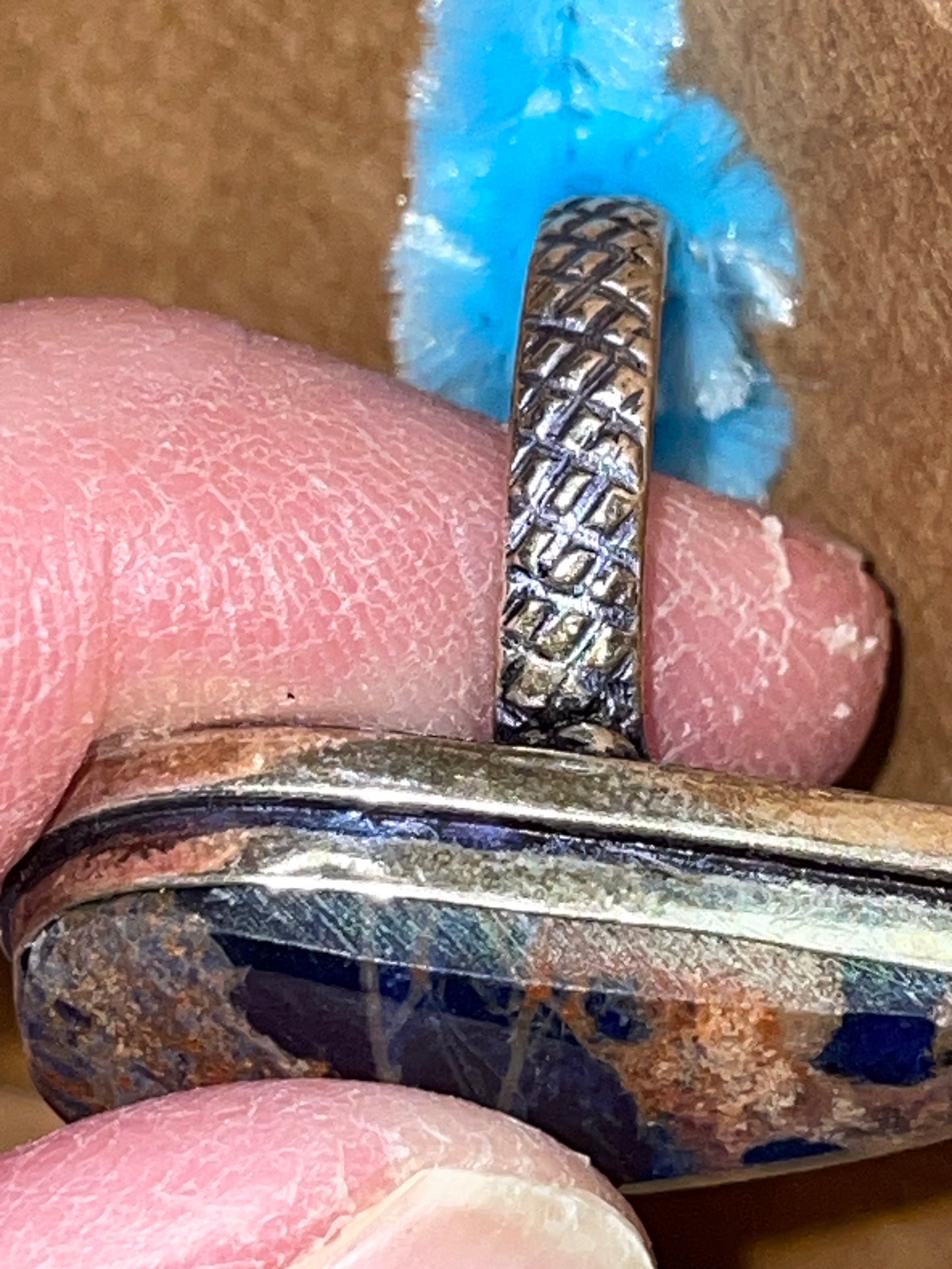 Sunset Sodalite Ring~~7 1/2~~