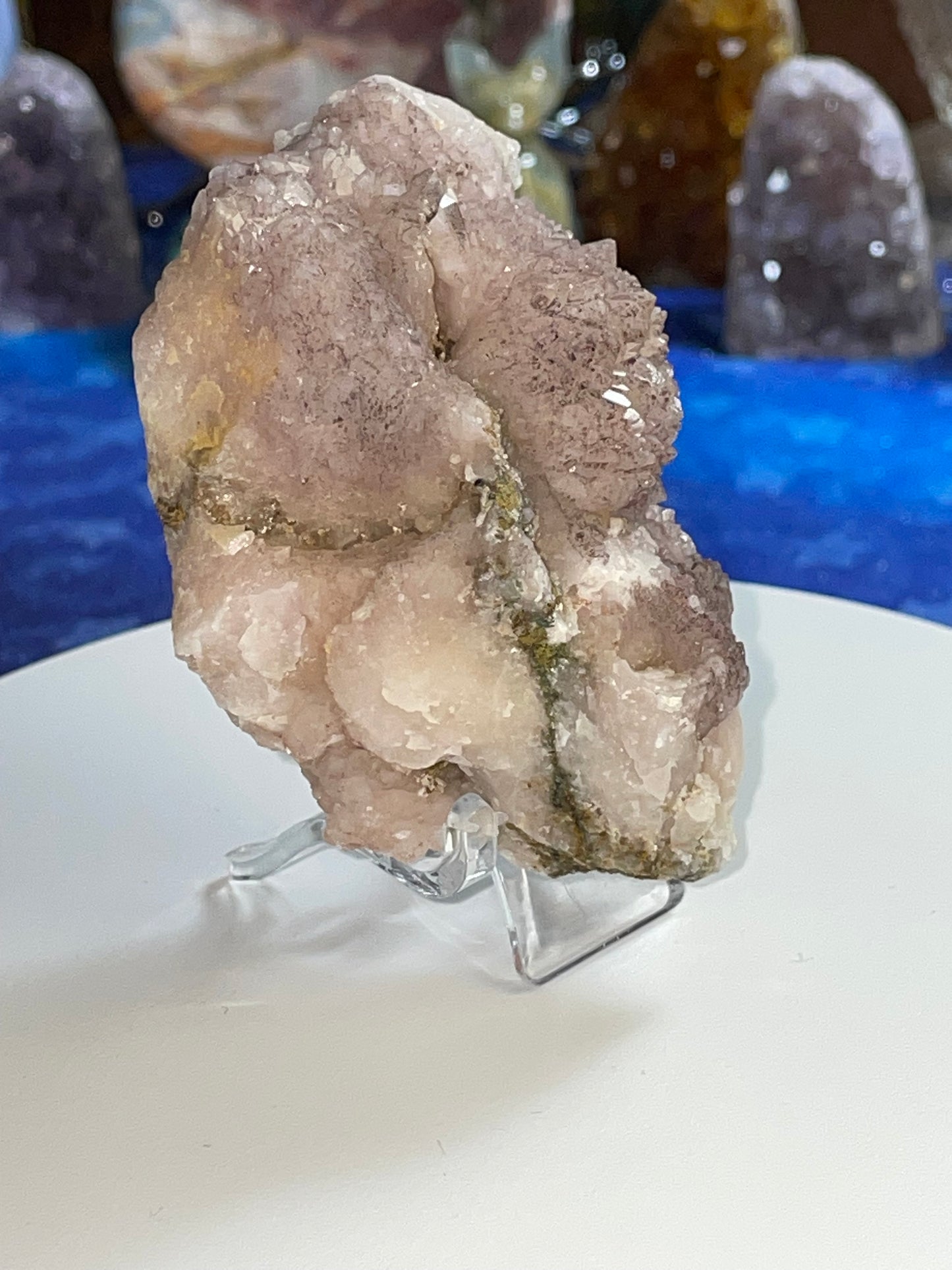 Pink Peruvian Quartz Raw Specimen