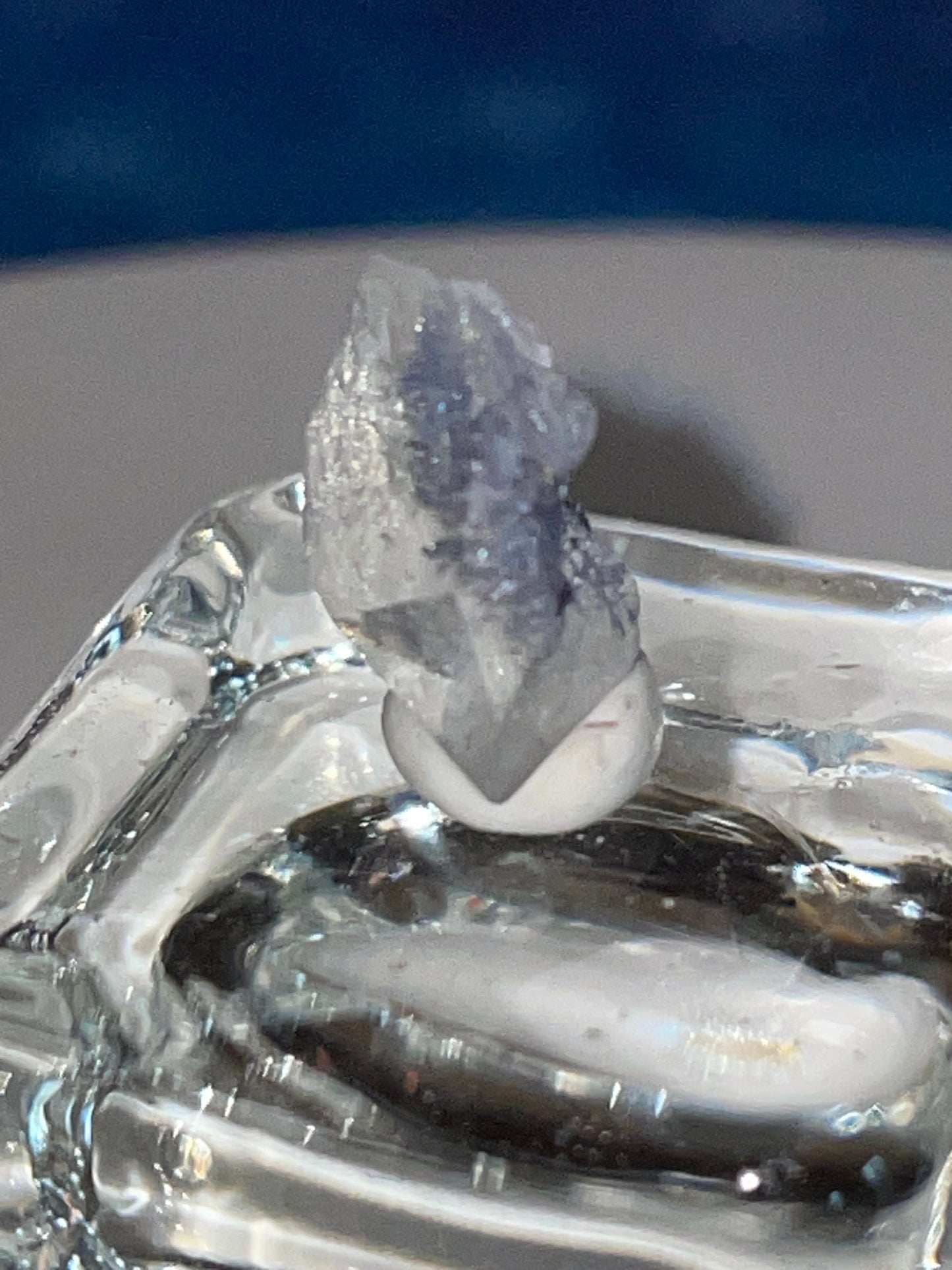 Gem quality Dumortierite point