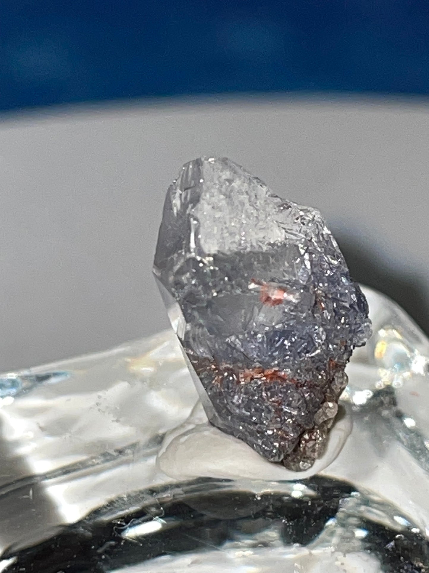 Gem quality Dumortierite point