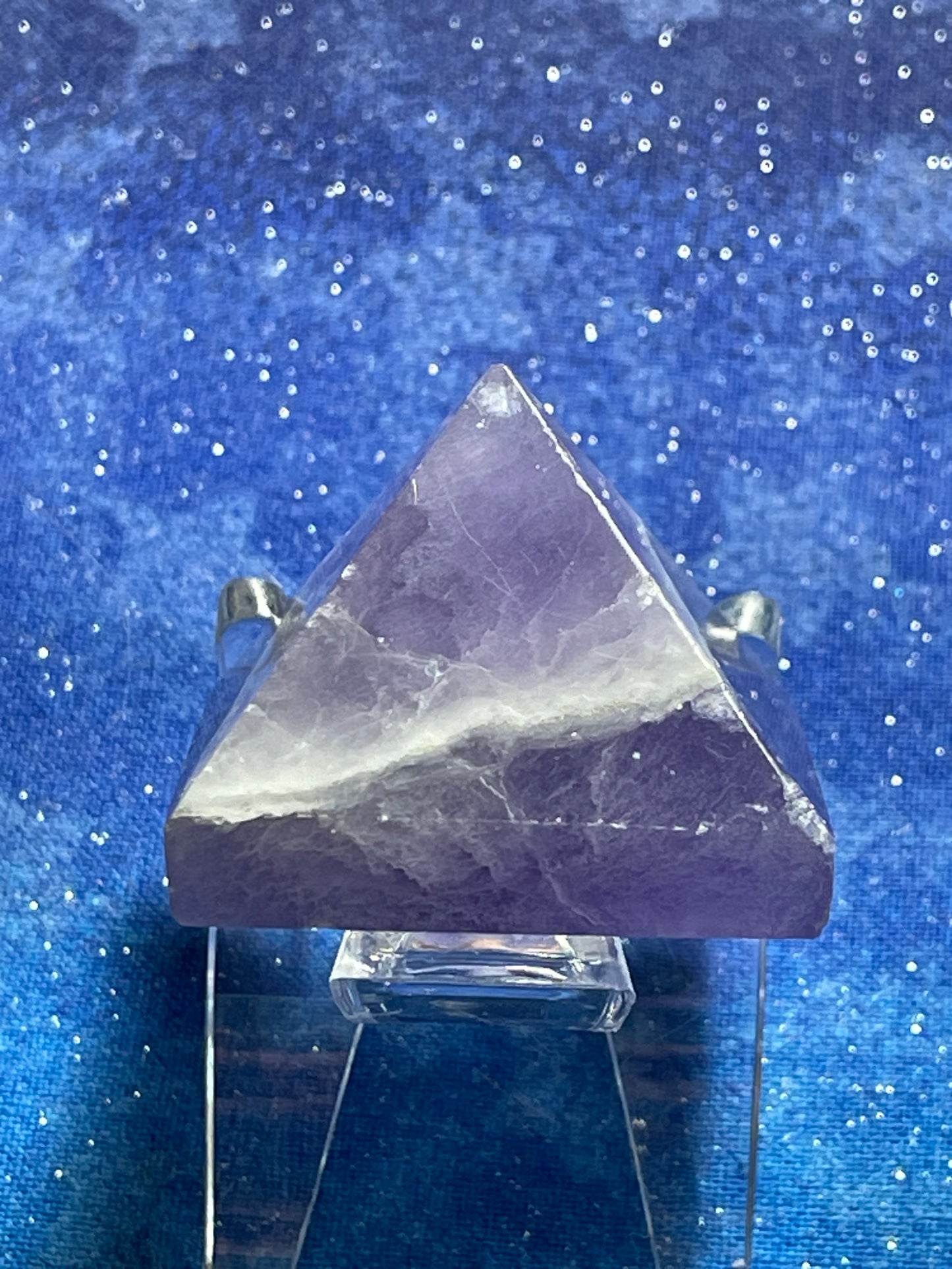 Purple Fluorite Pyramid