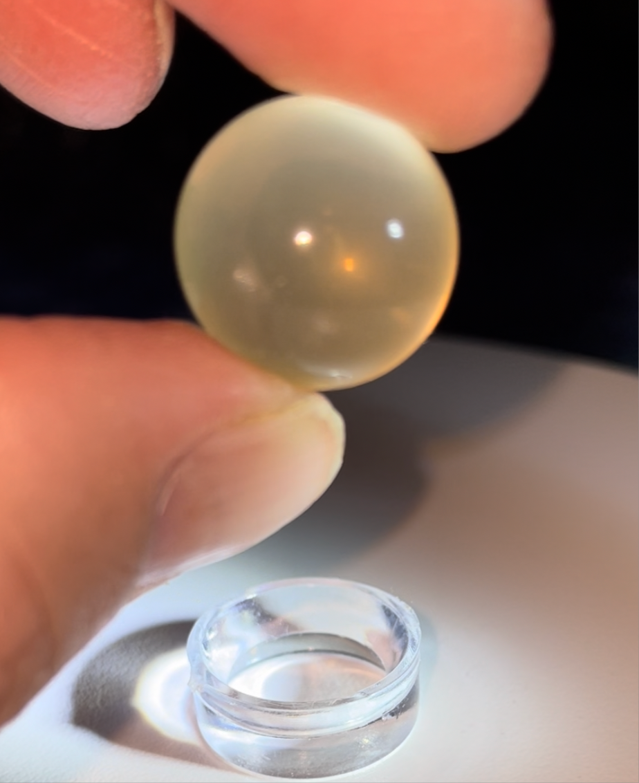 Rutile Citrine Sphere High Grade