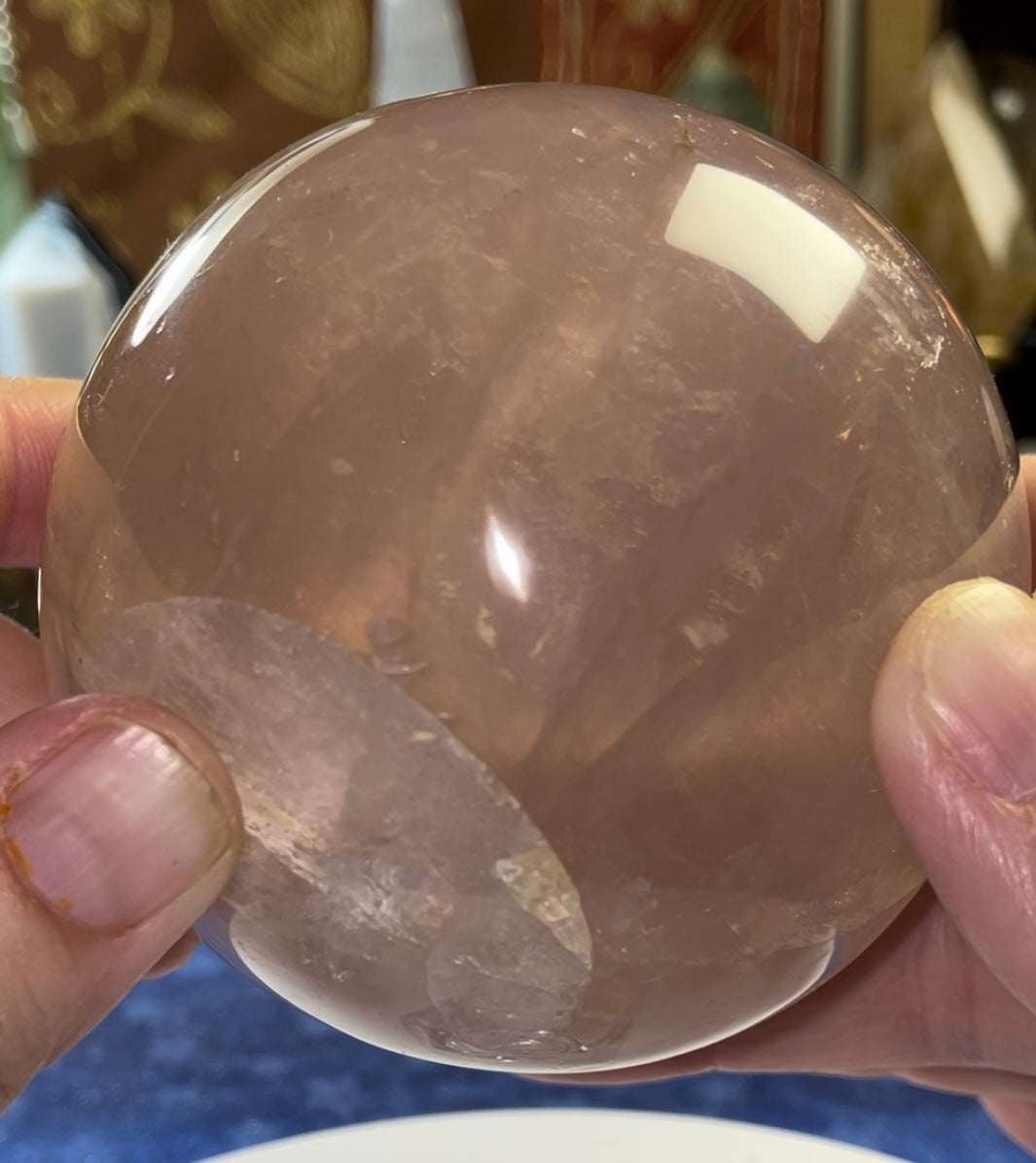 Rose Quartz ~Star & Asterism~ sphere