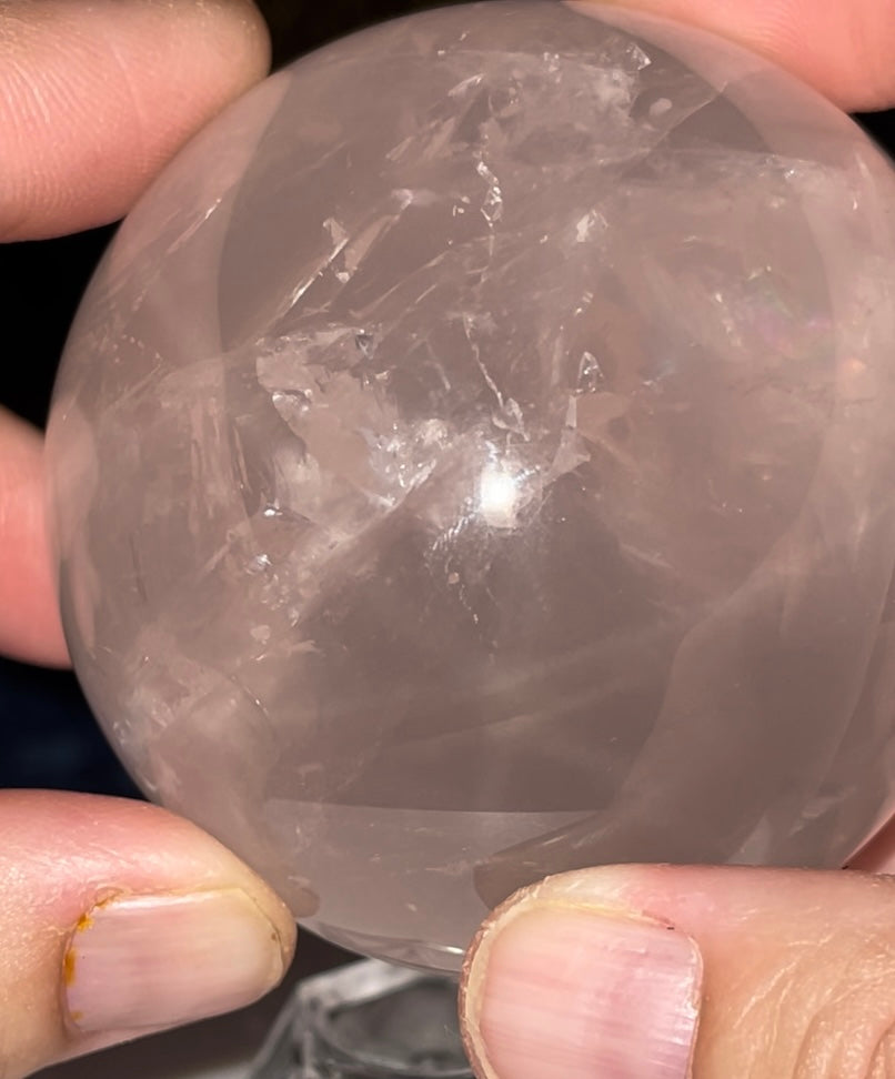 Girasol White Rose Quartz~~Star