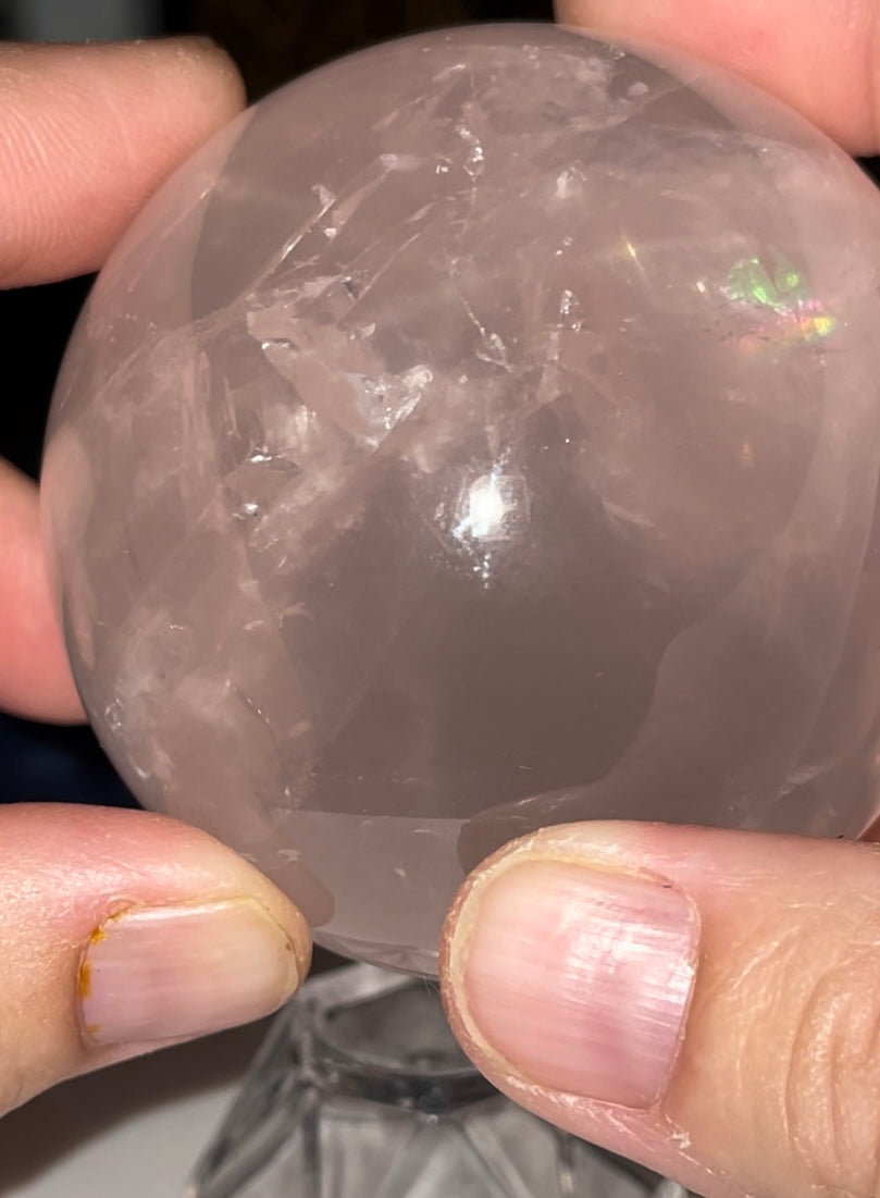 Girasol White Rose Quartz~~Star