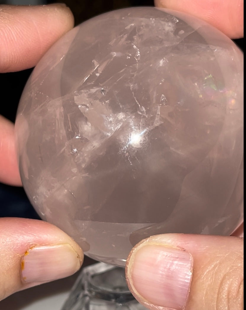 Girasol White Rose Quartz~~Star