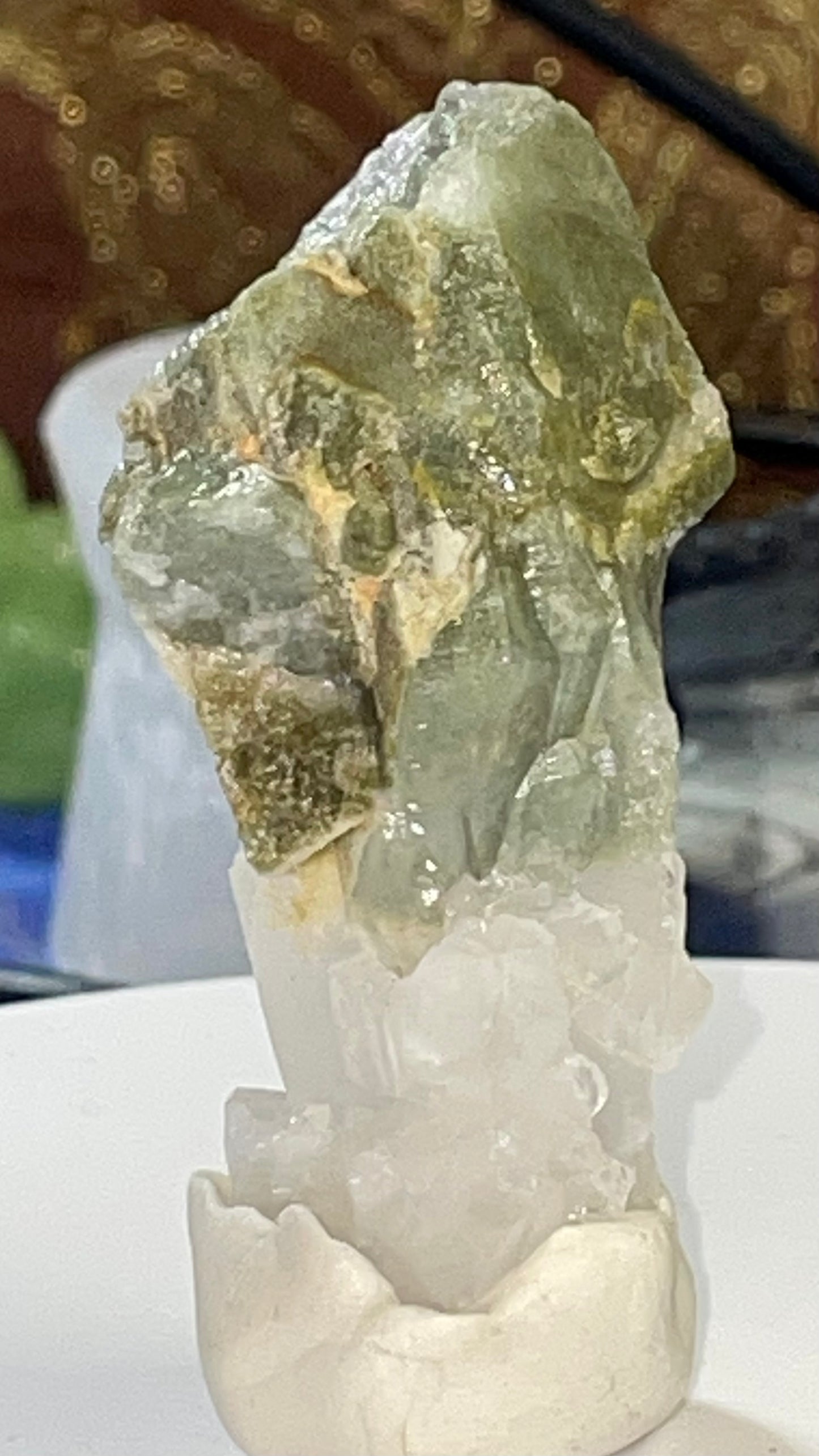 Hedenbergite Quartz Raw Specimen