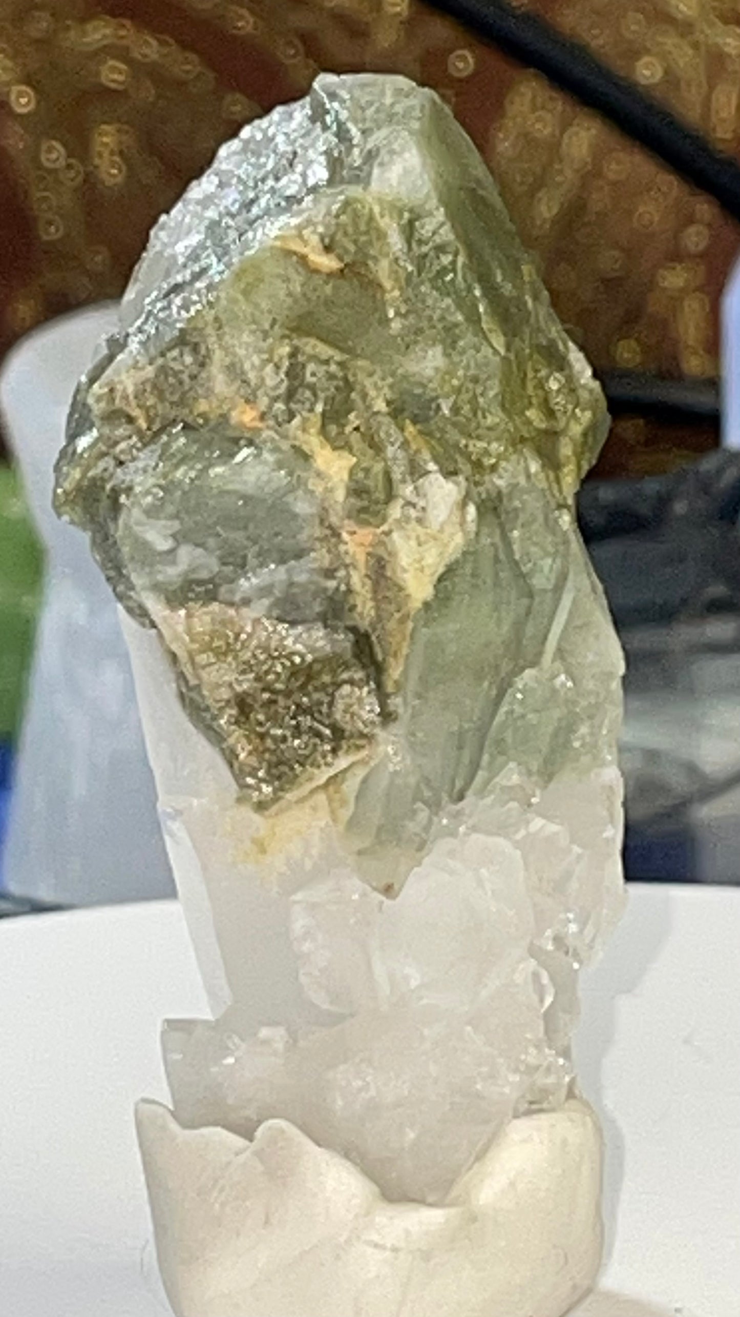 Hedenbergite Quartz Raw Specimen