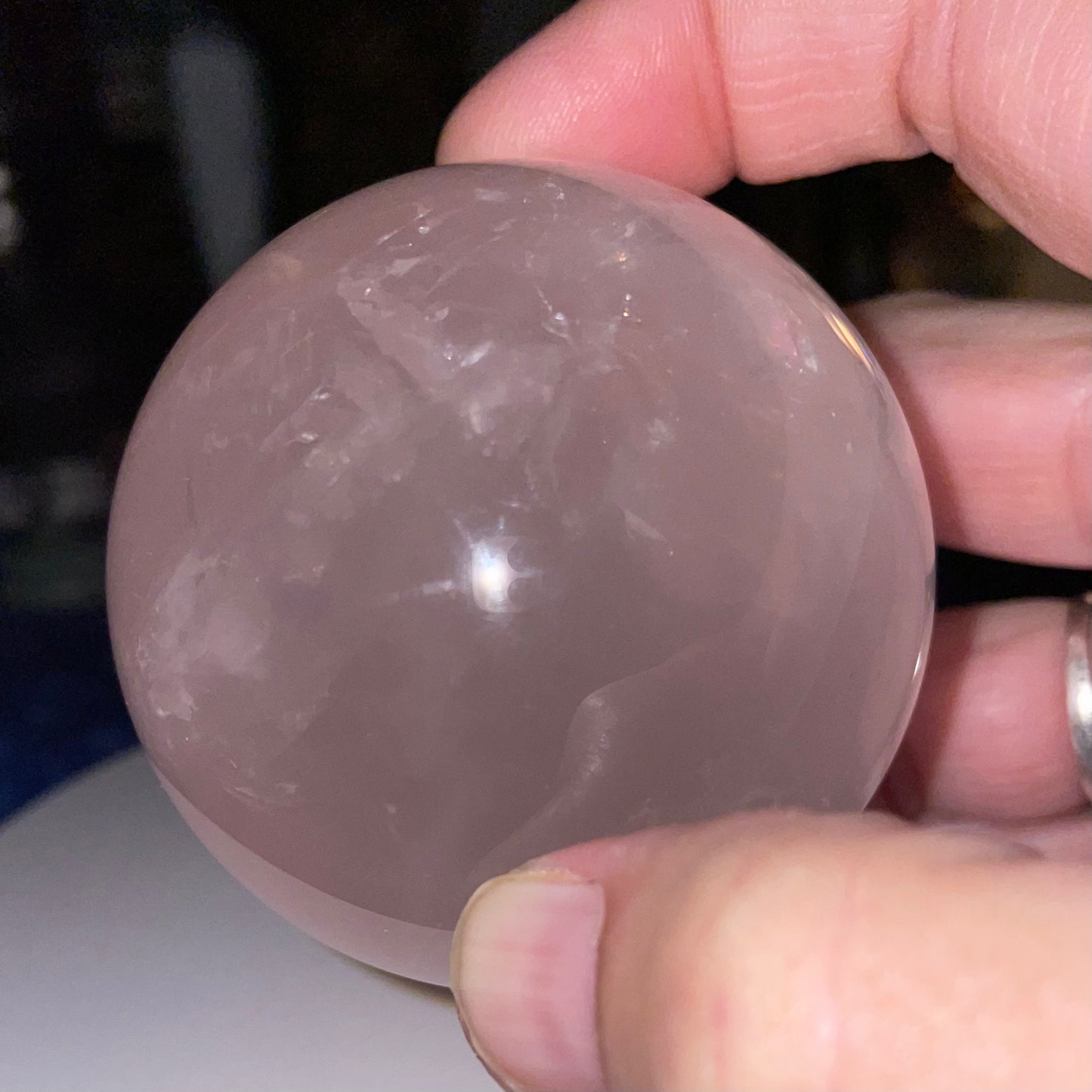 Girasol White Rose Quartz~~Star