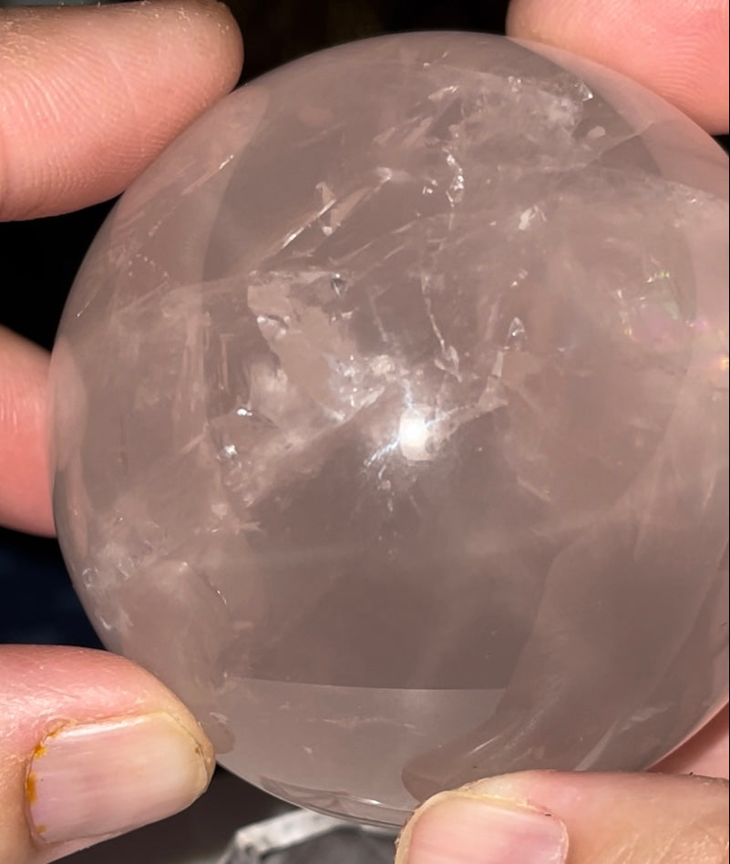 Girasol White Rose Quartz~~Star