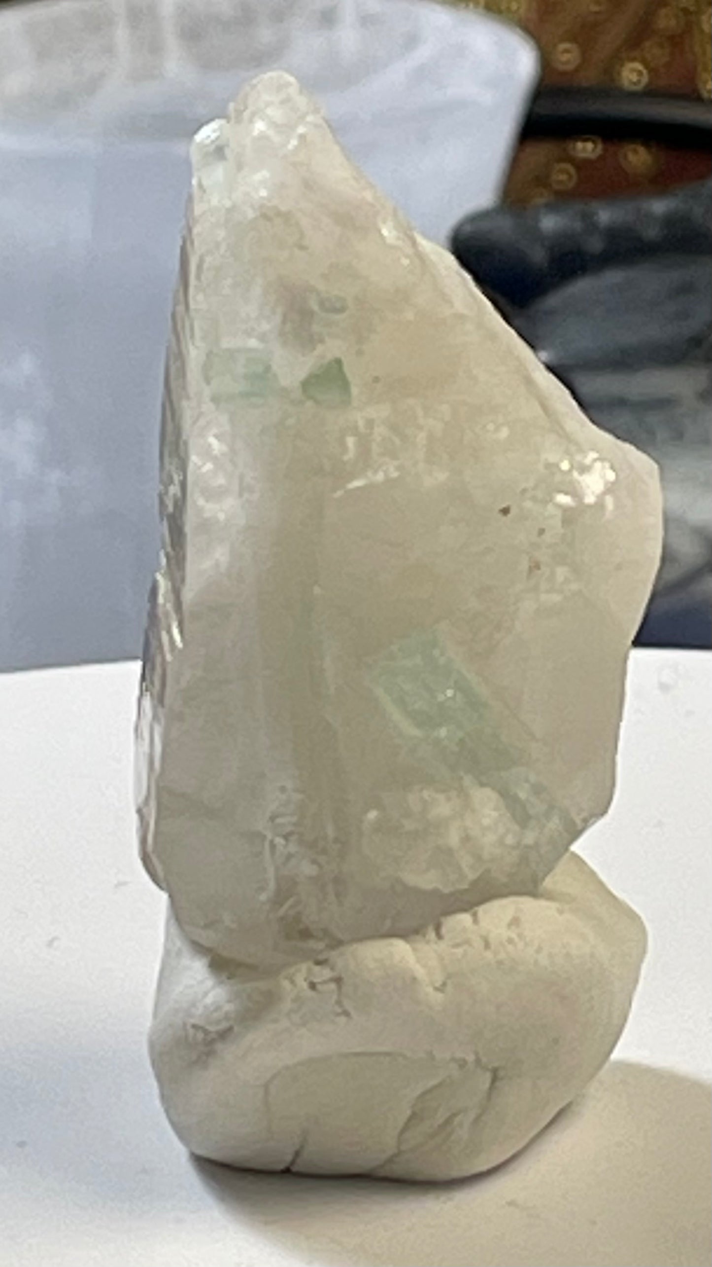 Quartz with Small, Blue Tourmaline Inclusions