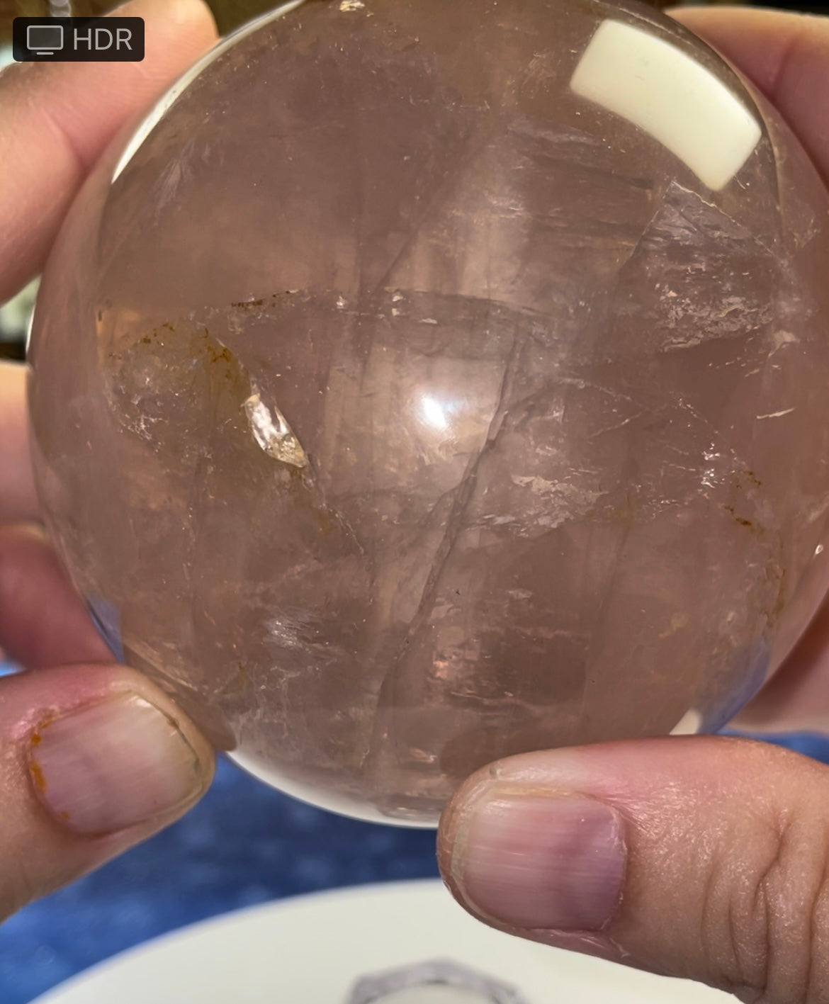 Rose Quartz ~Star & Asterism~ sphere