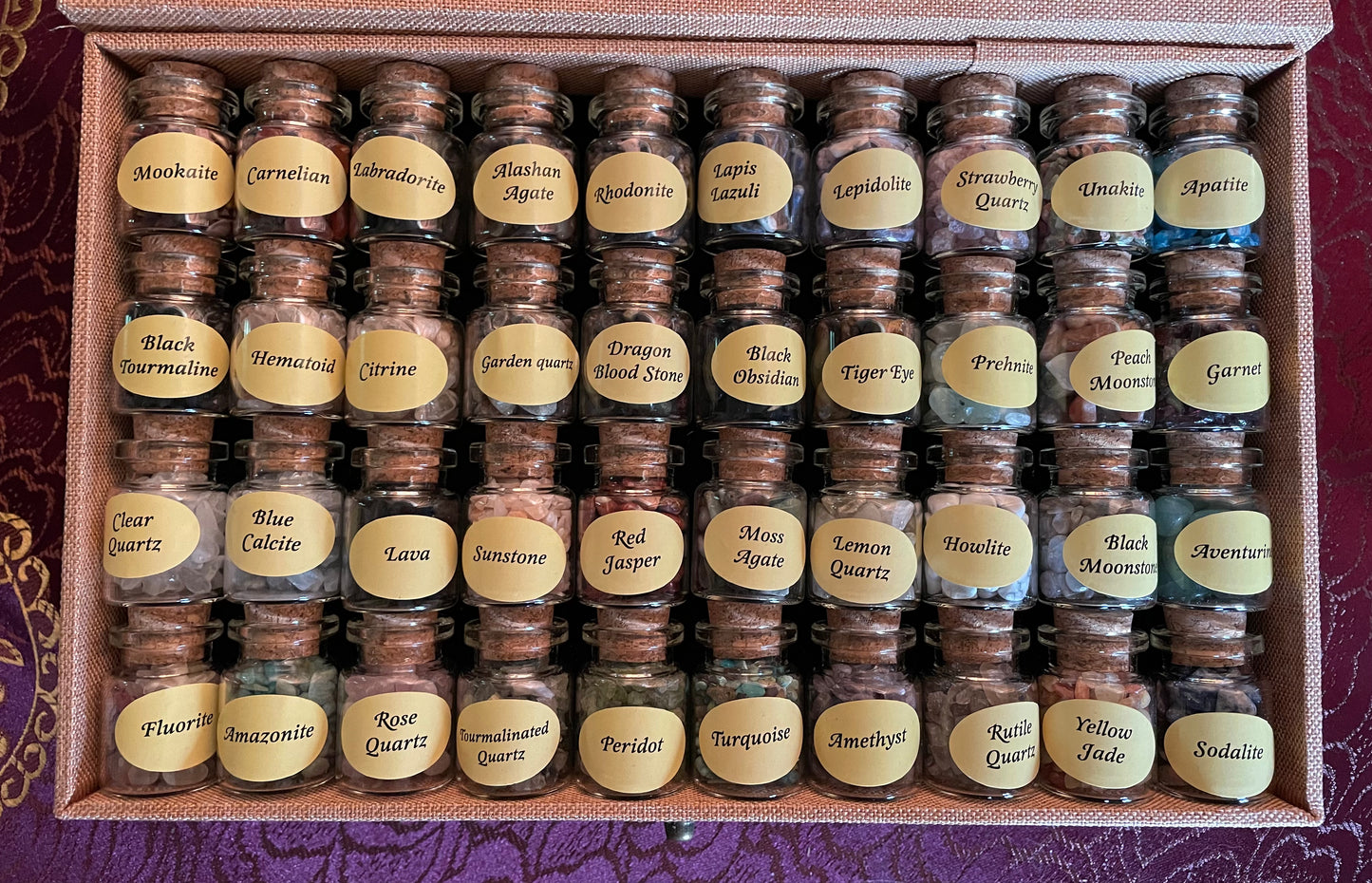 Natural Crystals set of 40