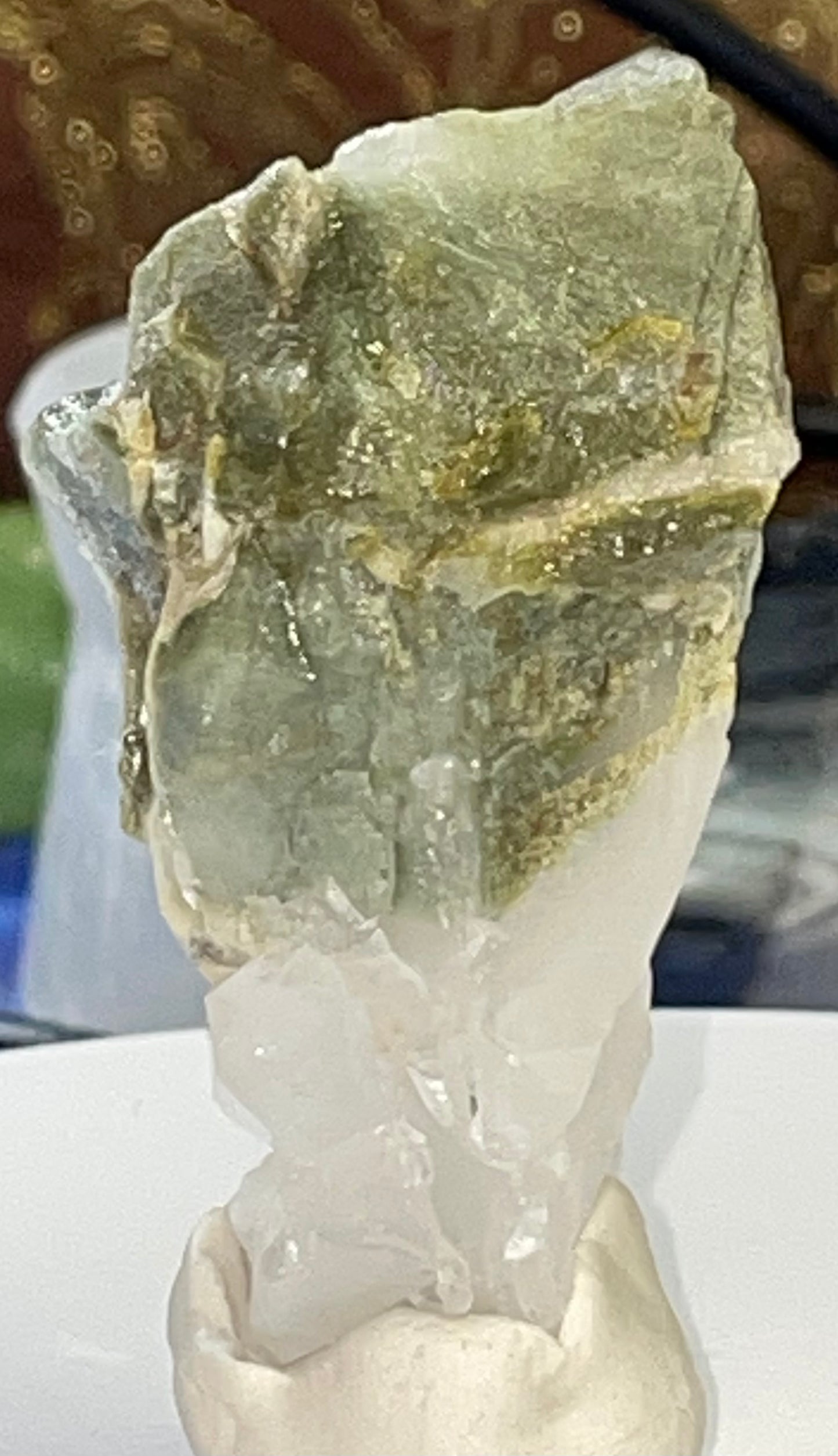 Hedenbergite Quartz Raw Specimen