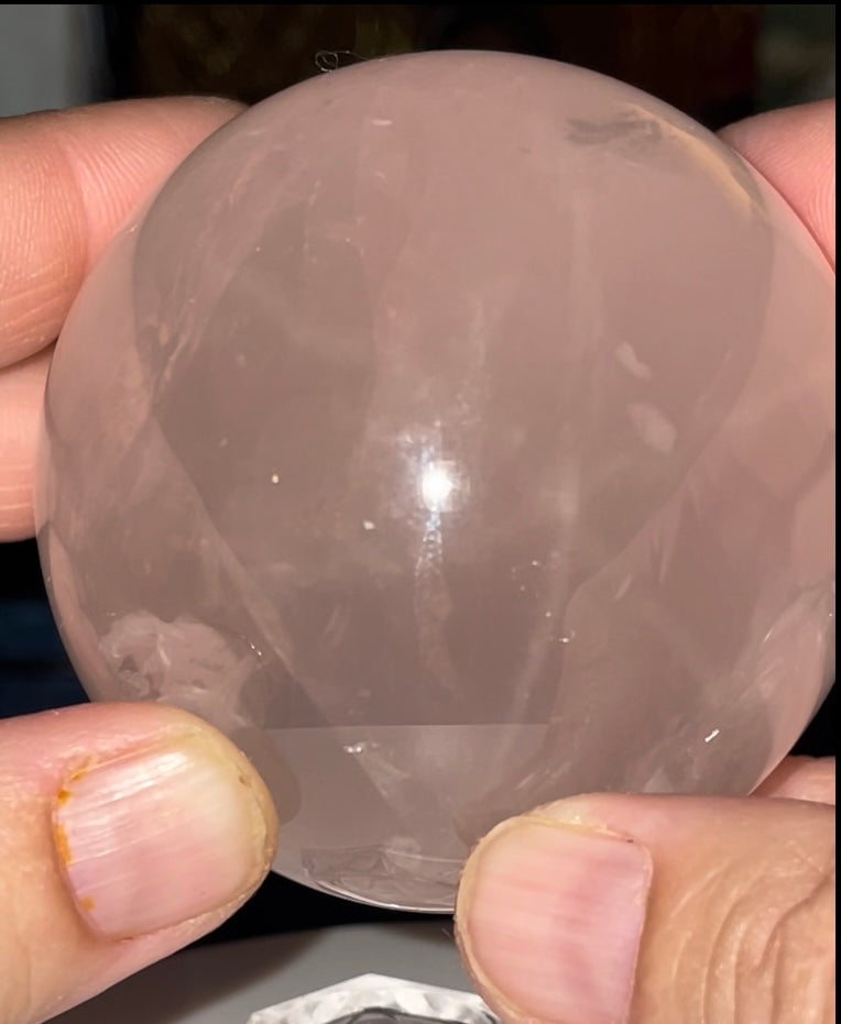 Girasol White Rose Quartz~~Star